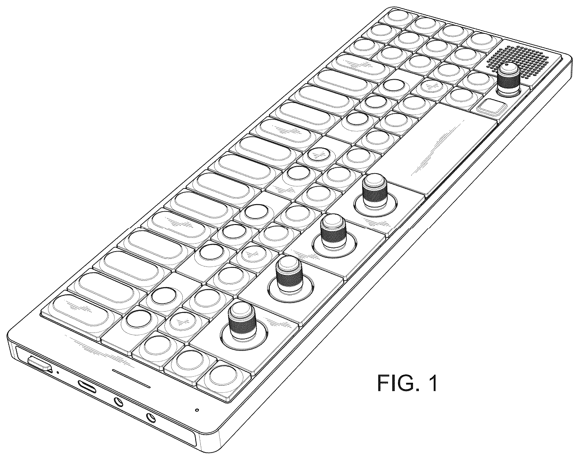 Patent USD1075894 — Synthesizer — Figure 1