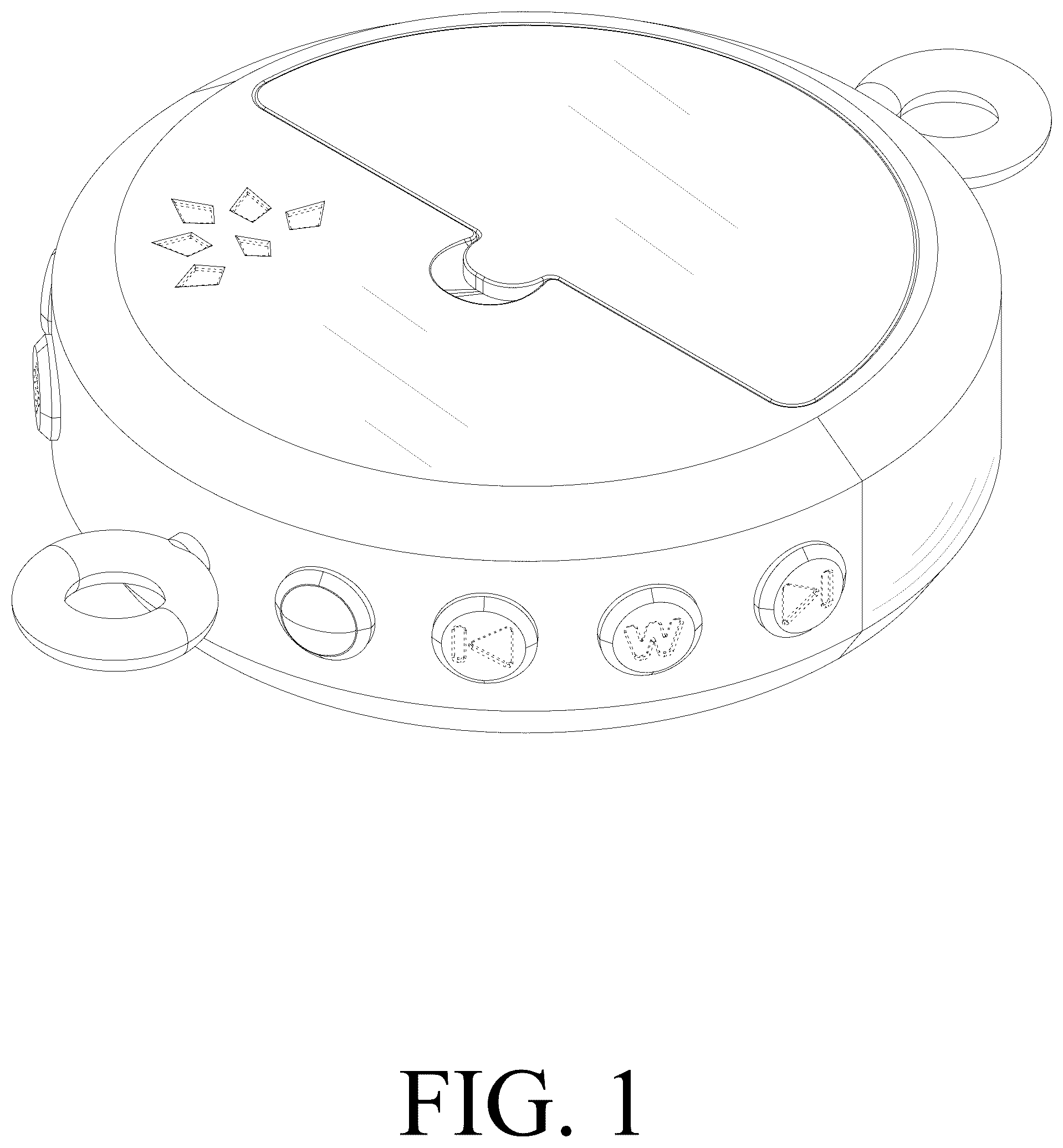 Patent USD1075898 — Projection rotating music box — Figure 1