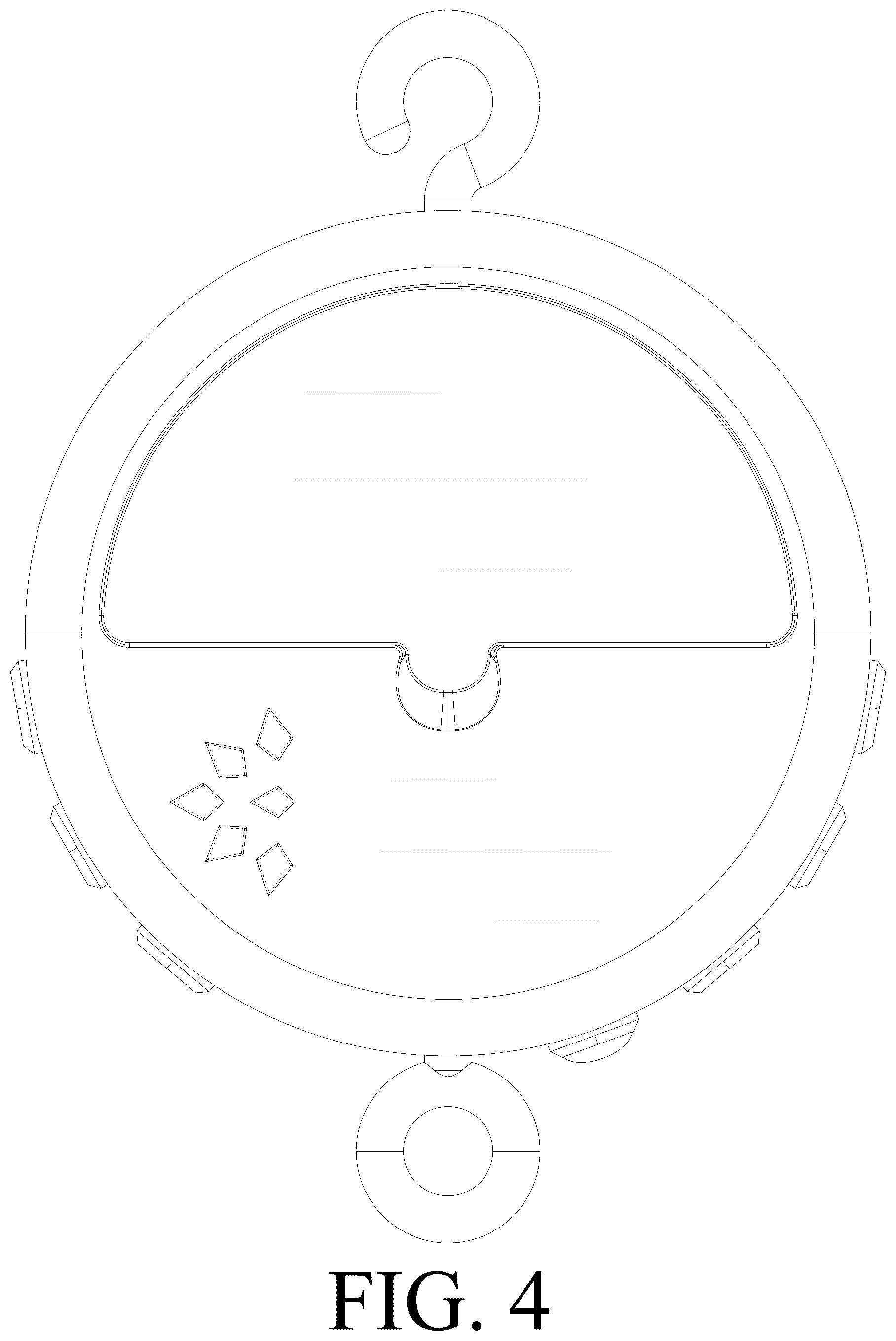 Patent USD1075898 Figure 4 – Projection rotating music box
