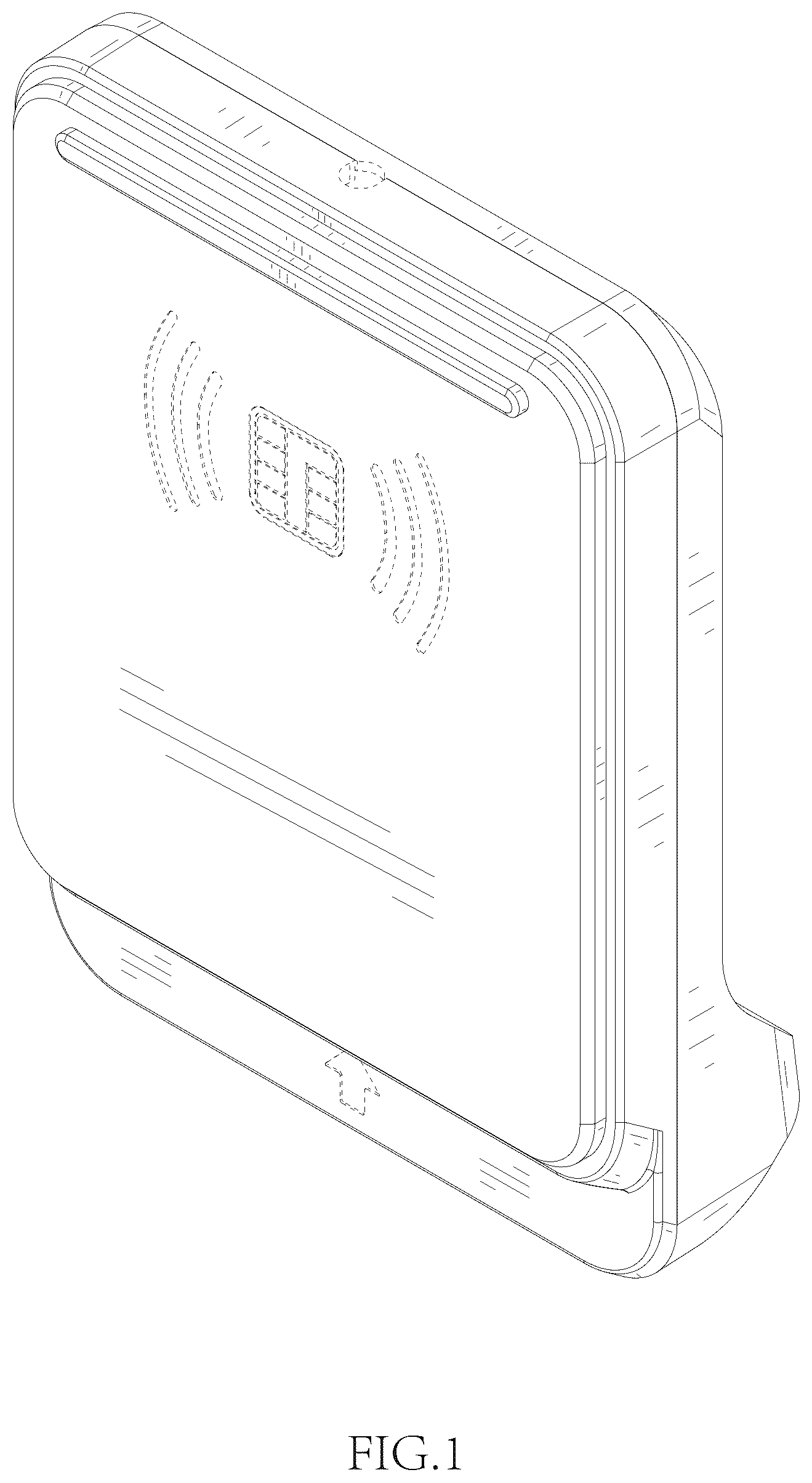 Patent USD1075899 Figure 1 – Card reader