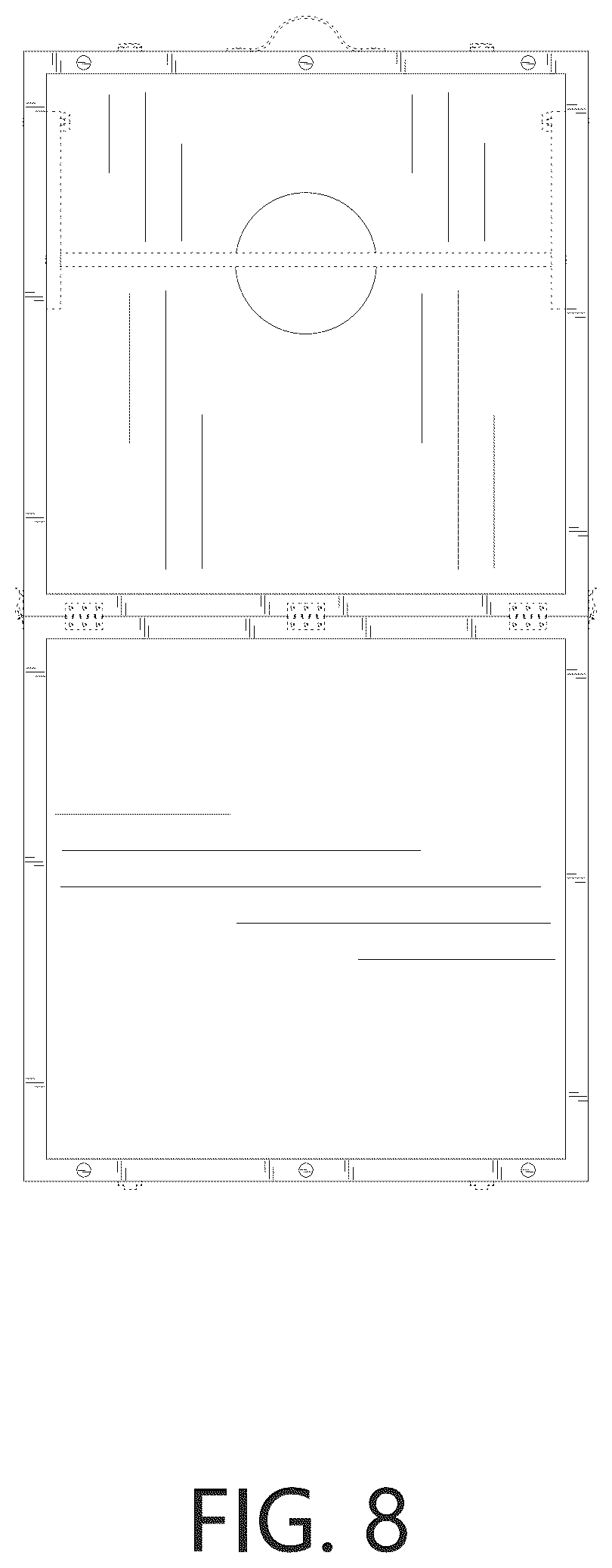 Patent USD1075923 Figure 8 – Game toss board