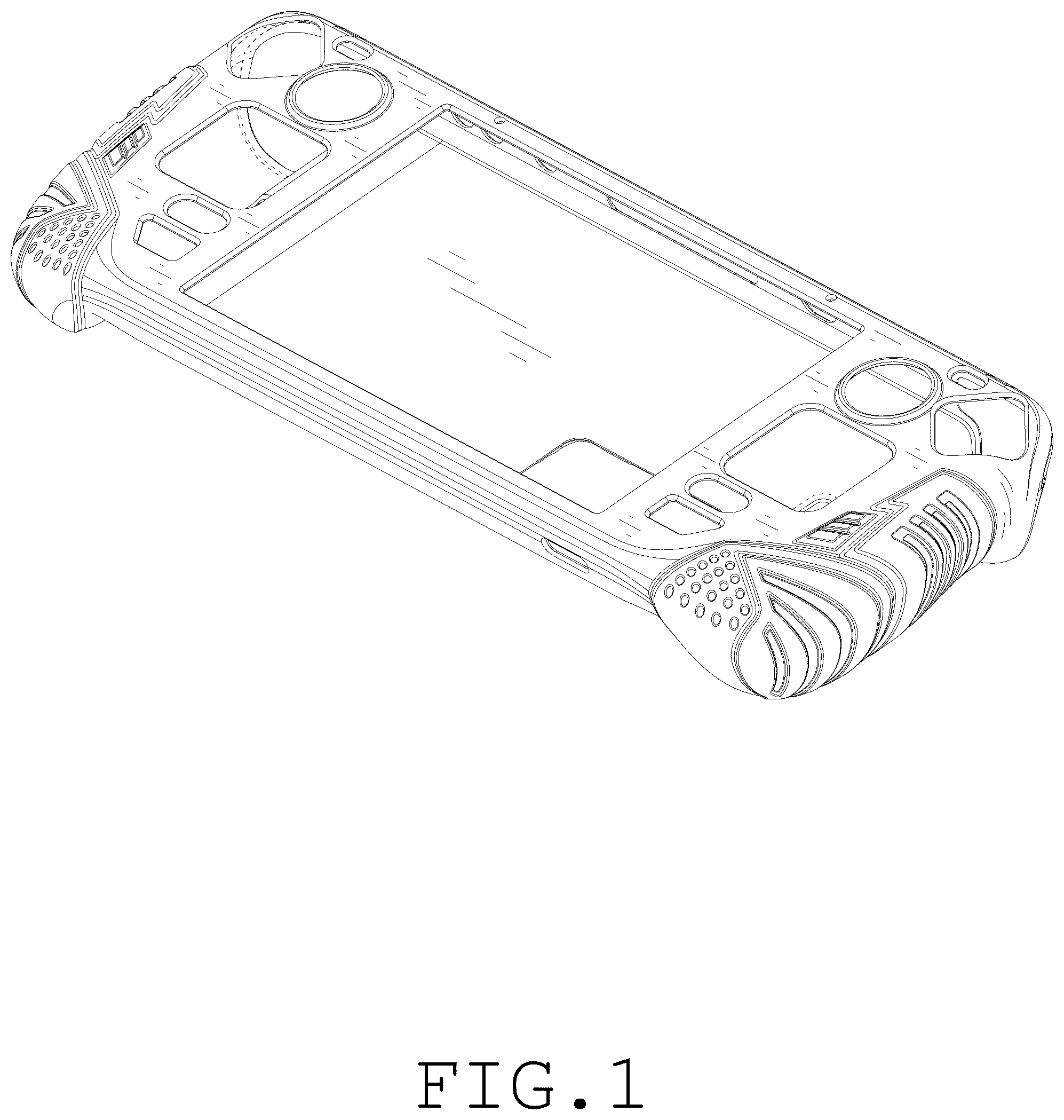 Patent USD1075926 Figure 1 – Protective case for game device