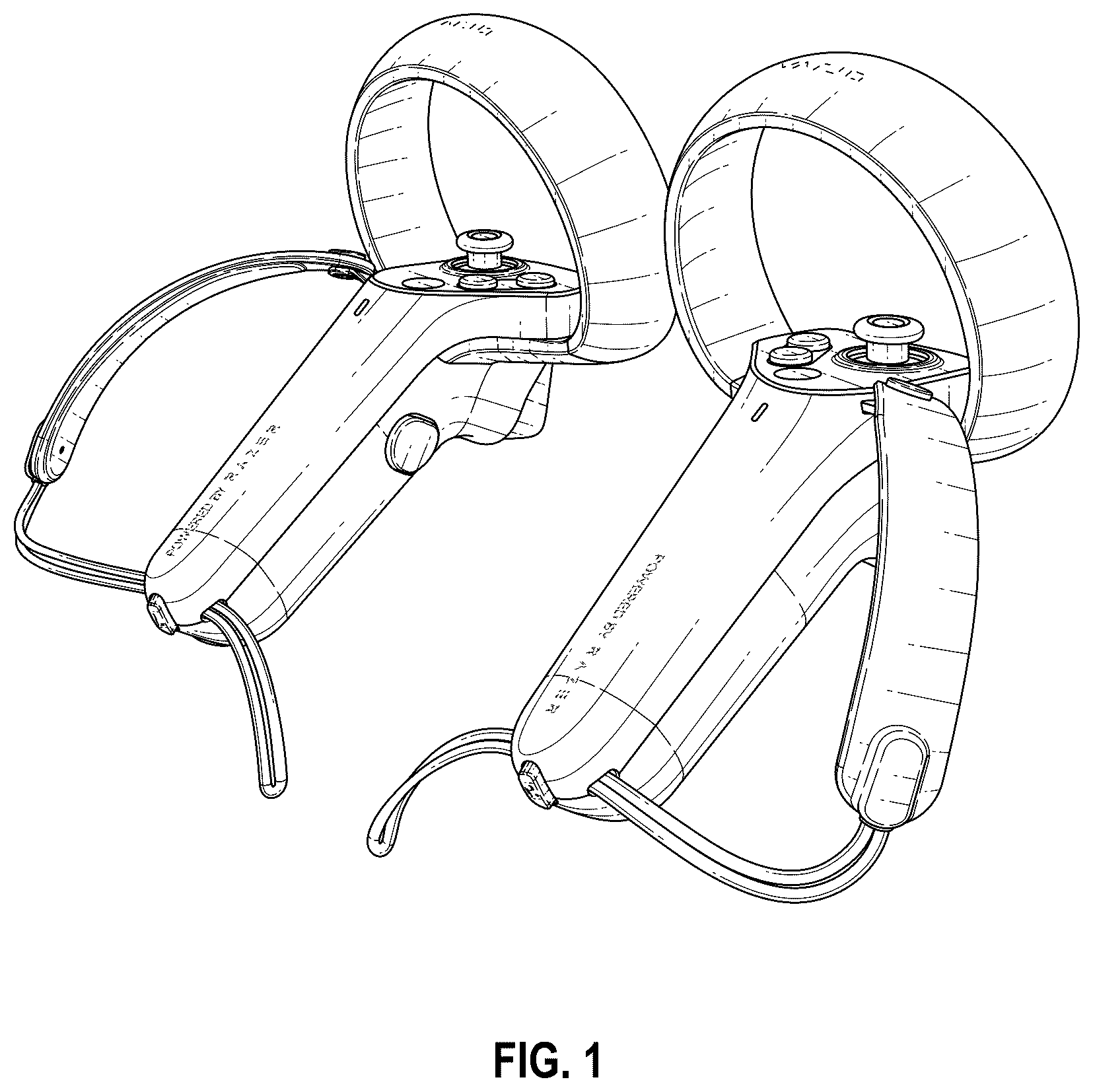 Patent USD1075928 — Controller — Figure 1