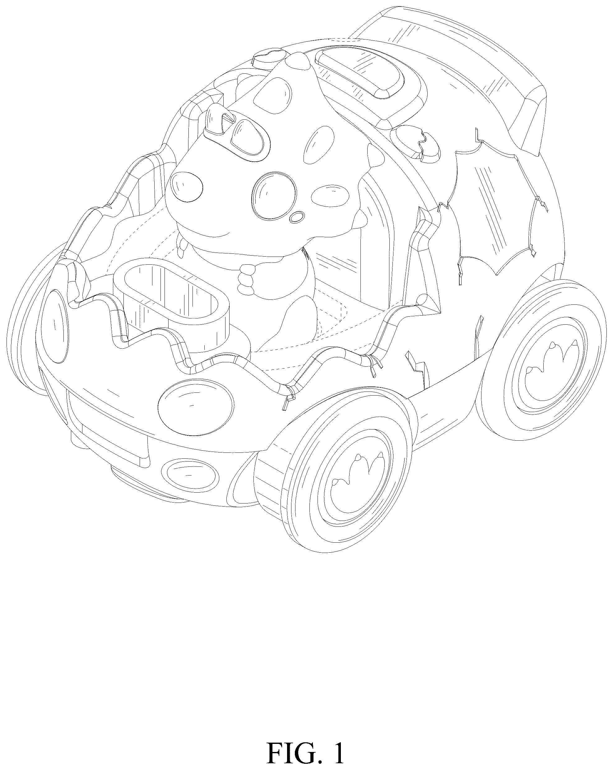 Patent USD1075955 — Toy car — Figure 1