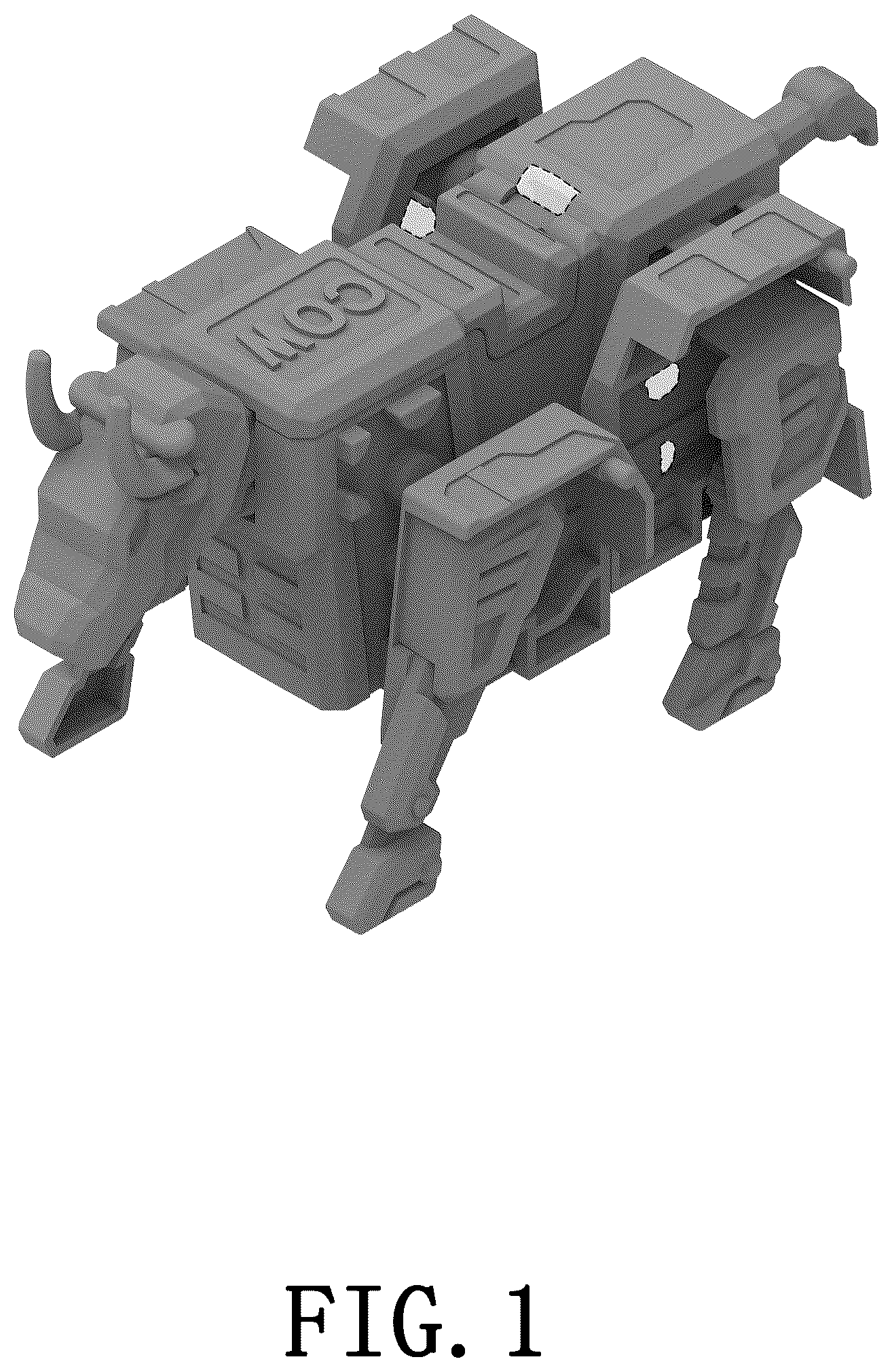 Patent USD1075960 Figure 1 – Toy building block