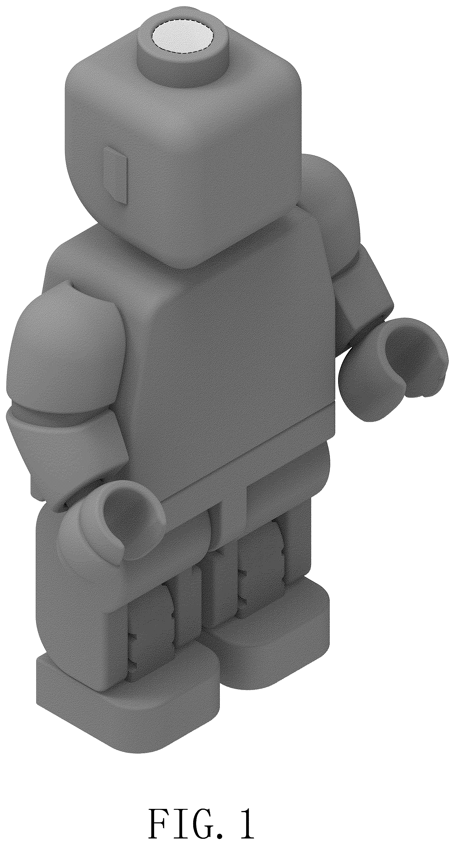 Patent USD1075962 — Toy building block — Figure 1