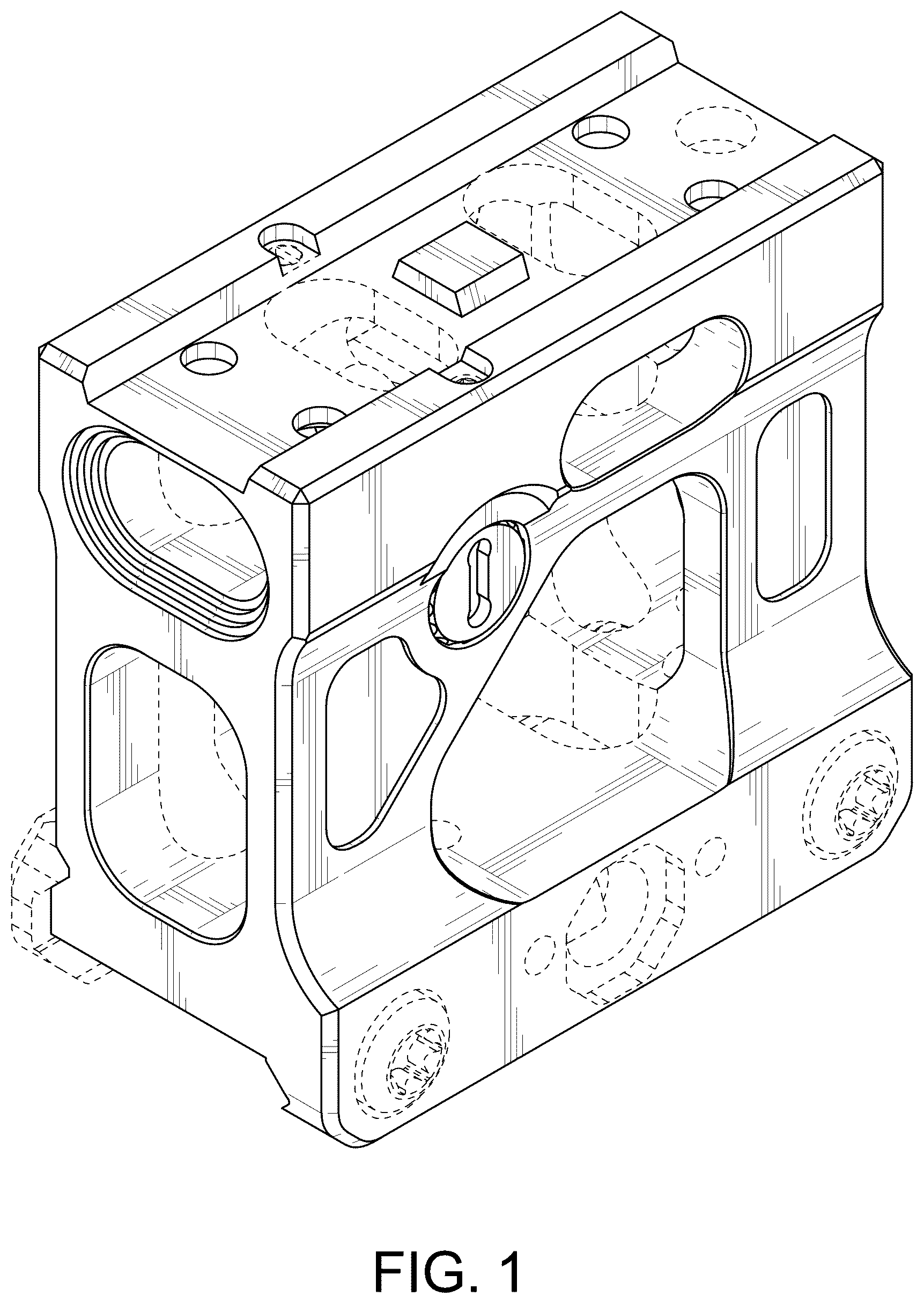 Patent USD1075991 — Optical sight mount — Figure 1