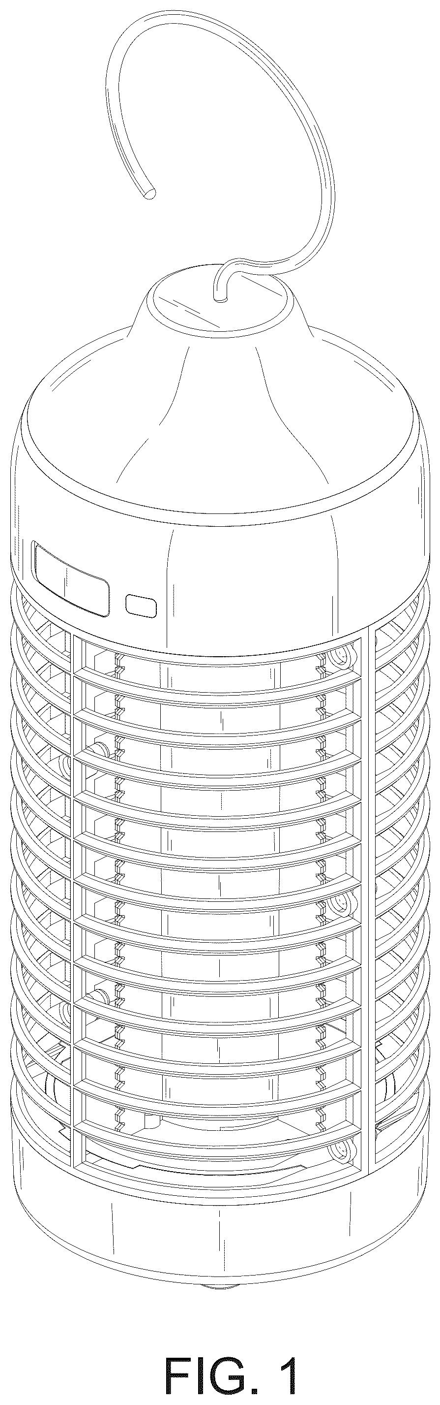 Patent USD1075997 Figure 1 – Mosquito killer lamp