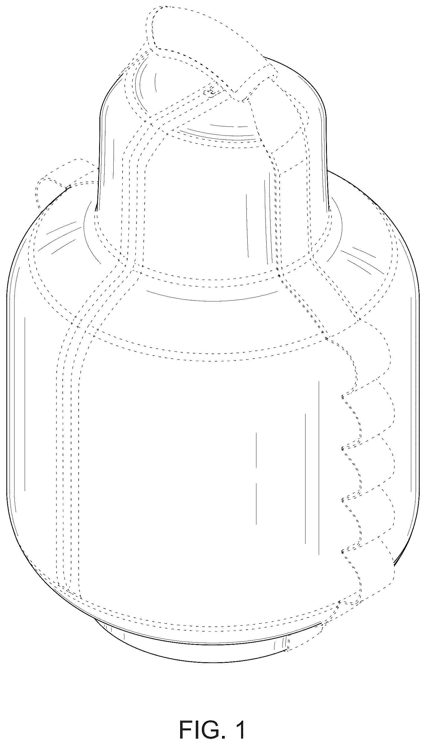 Patent USD1076000 — Gas tank cover — Figure 1