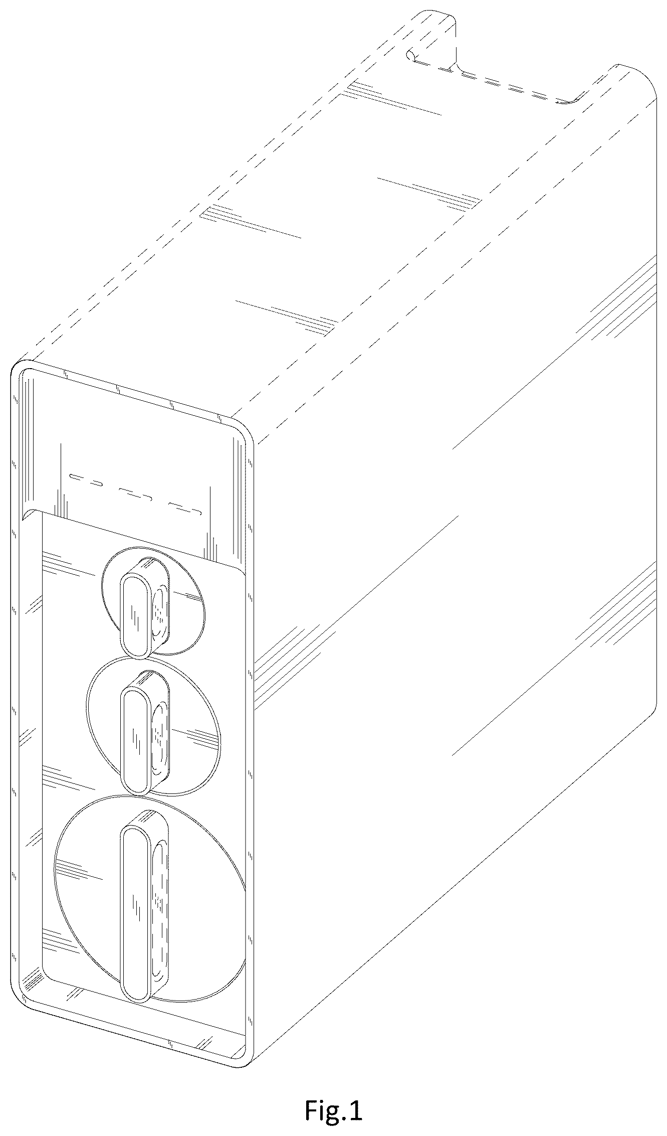 Patent USD1076002 — Water purifier — Figure 1