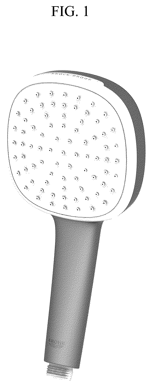 Patent USD1076006 Figure 1 – Handshower