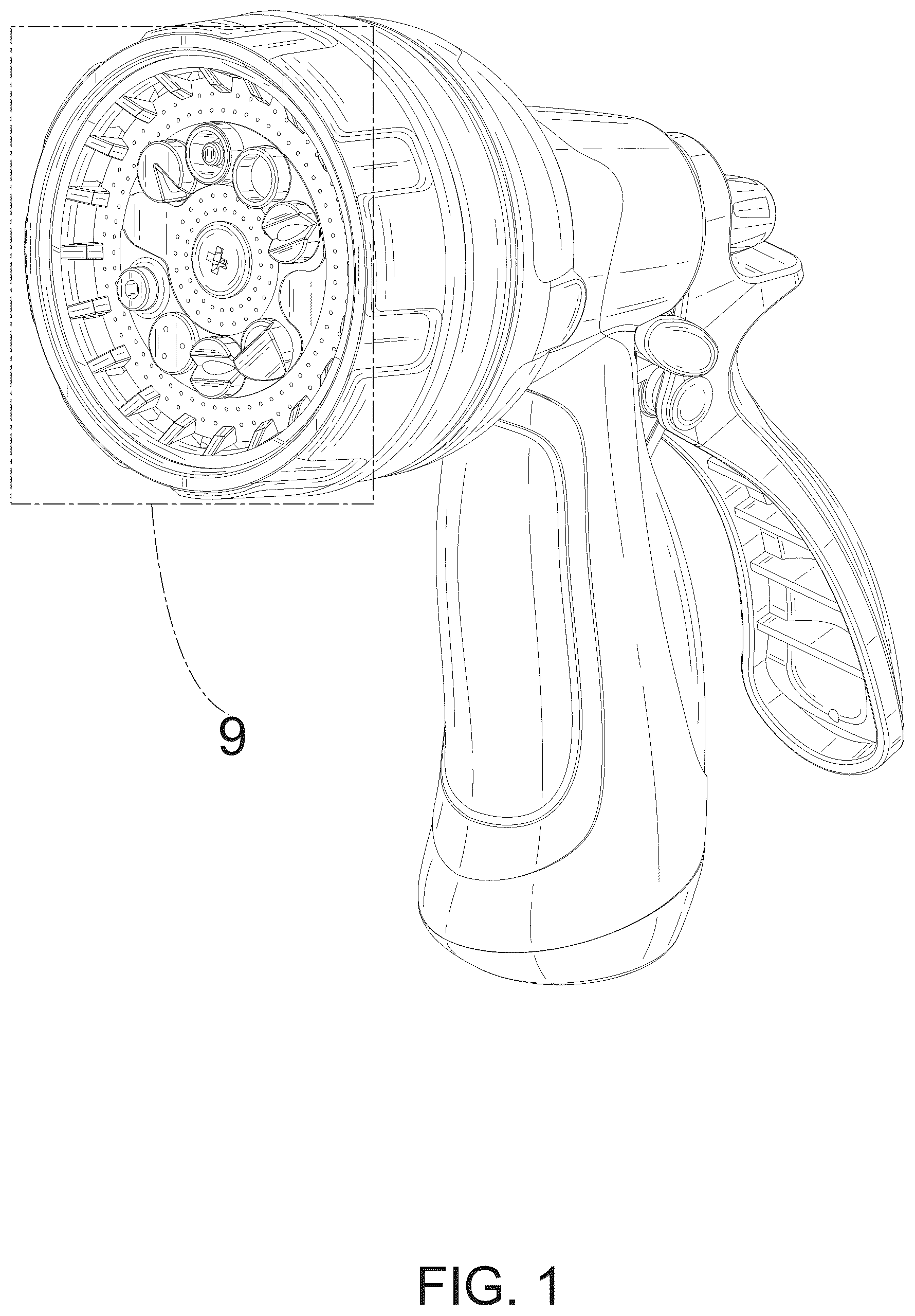 Patent USD1076012 — Spray gun — Figure 1