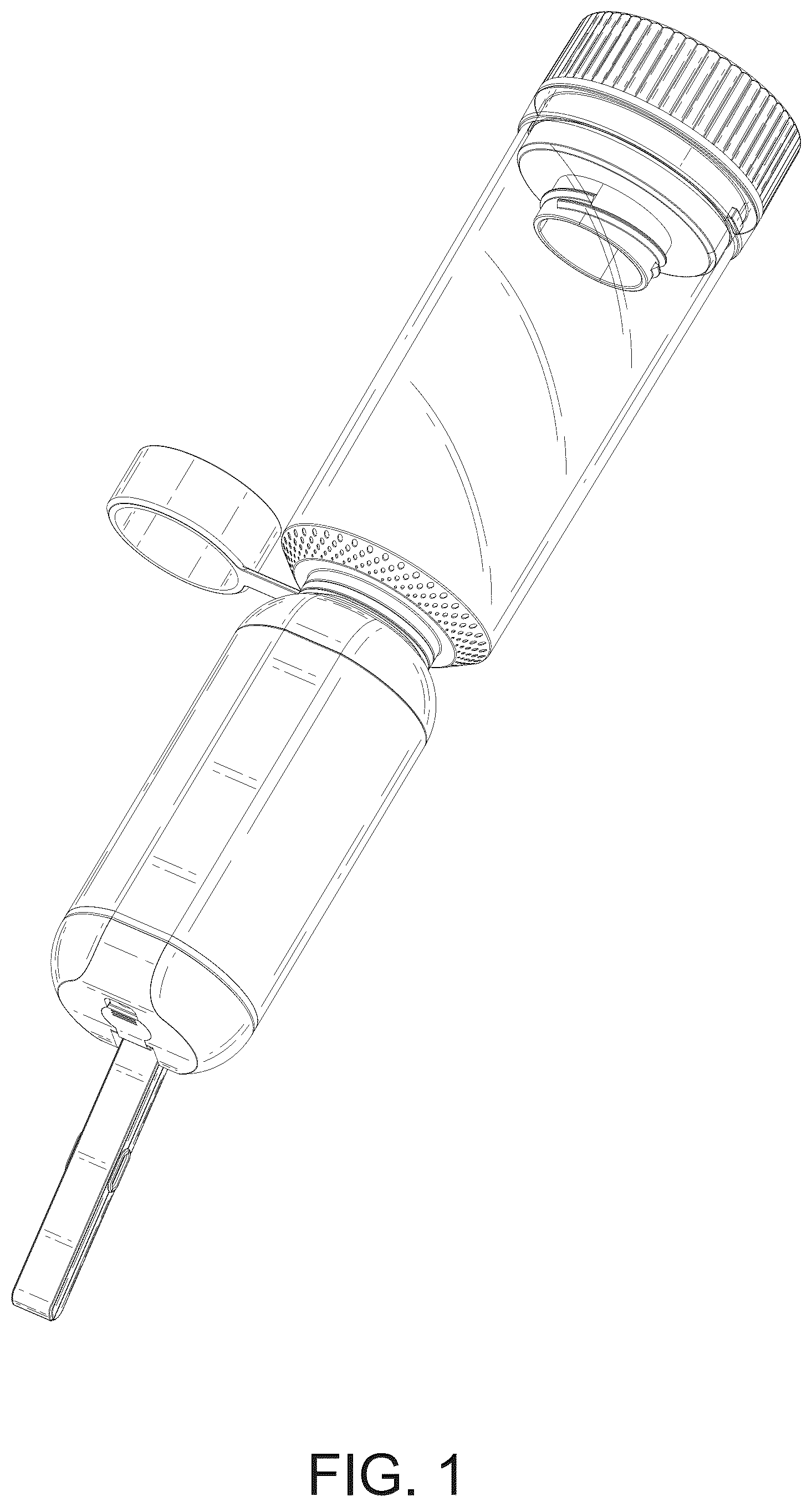 Patent USD1076014 Figure 1 – Bidet sprayer