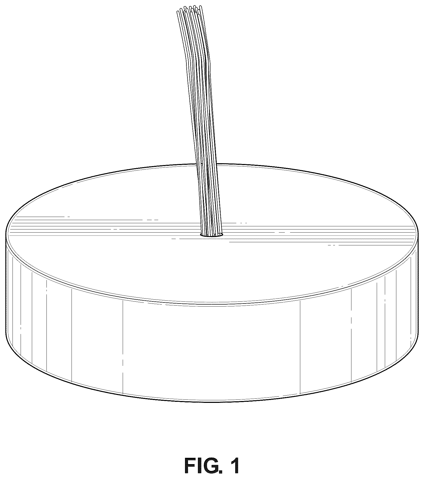 Patent USD1076026 Figure 1 – Marker for a pipe or a conduit