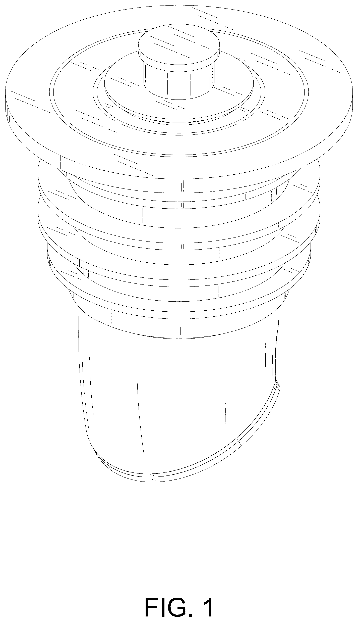Patent USD1076027 — Drain plug — Figure 1