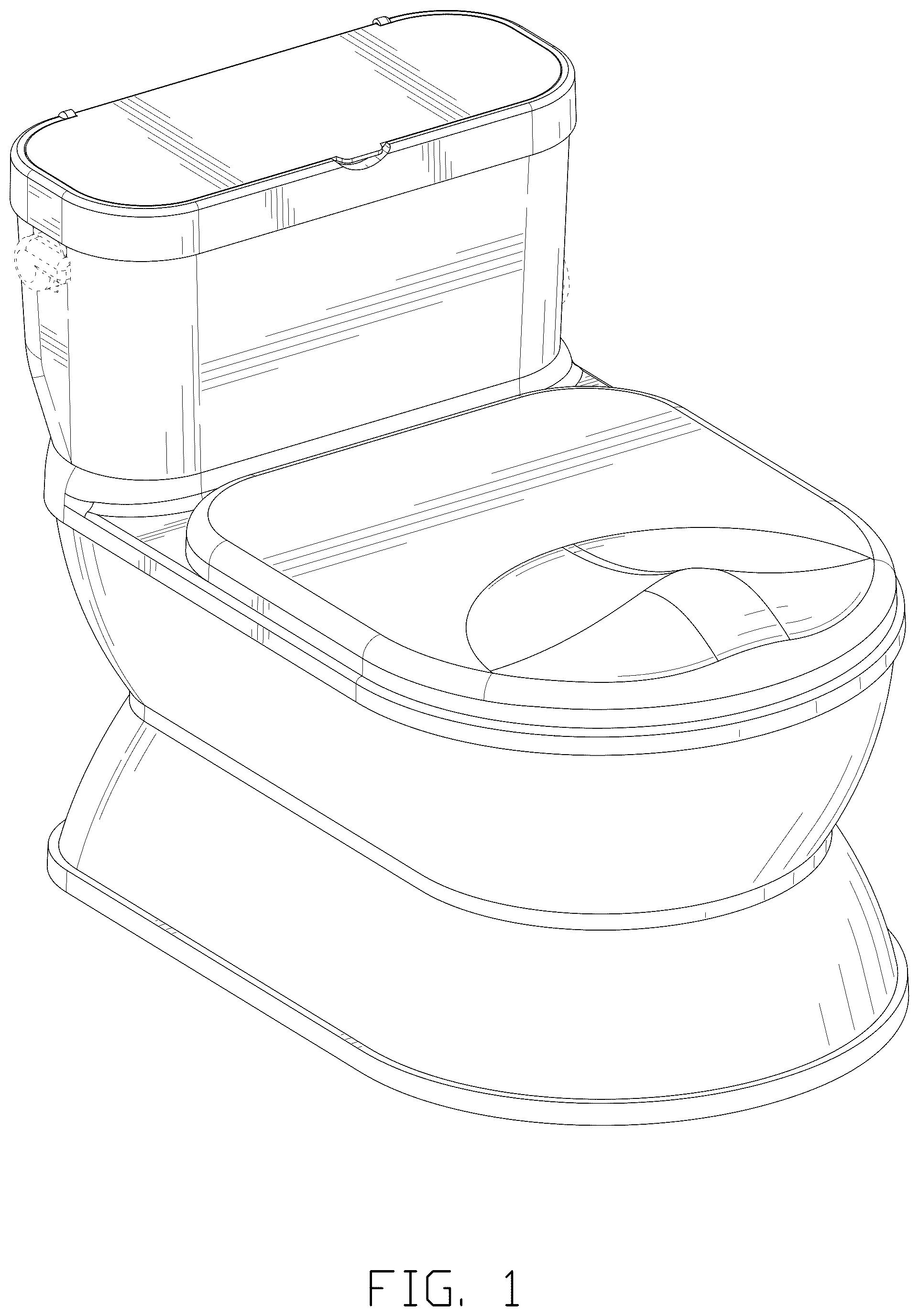 Patent USD1076031 — Baby training toilet — Figure 1