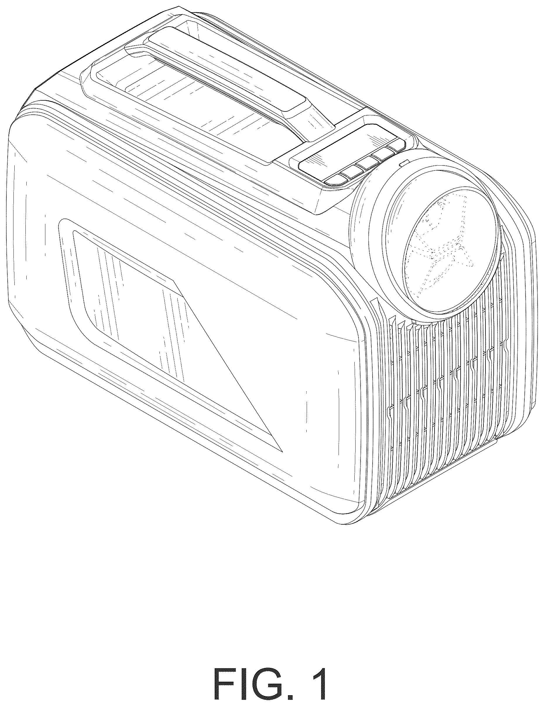 Patent USD1076036 — Outdoor air conditioner — Figure 1