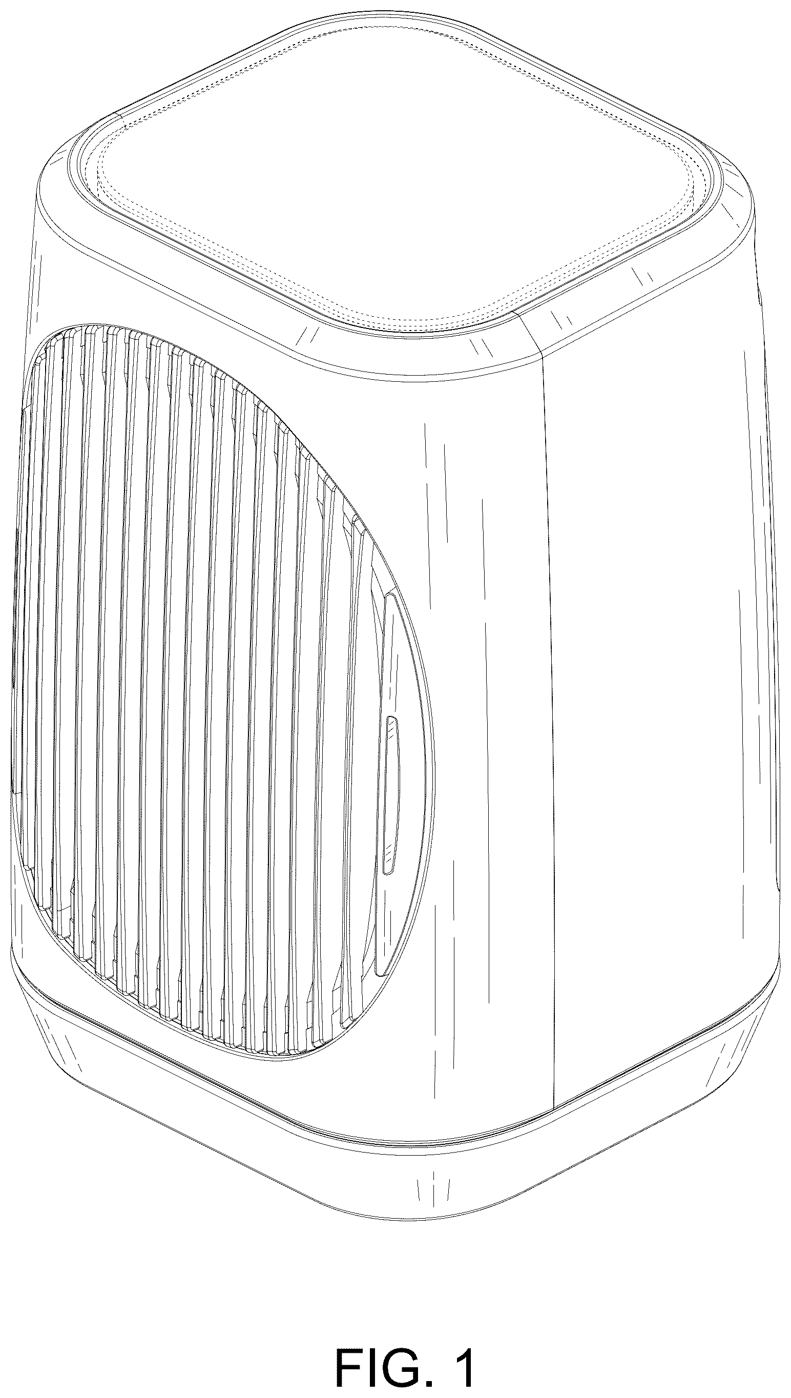 Patent USD1076039 — Heater — Figure 1