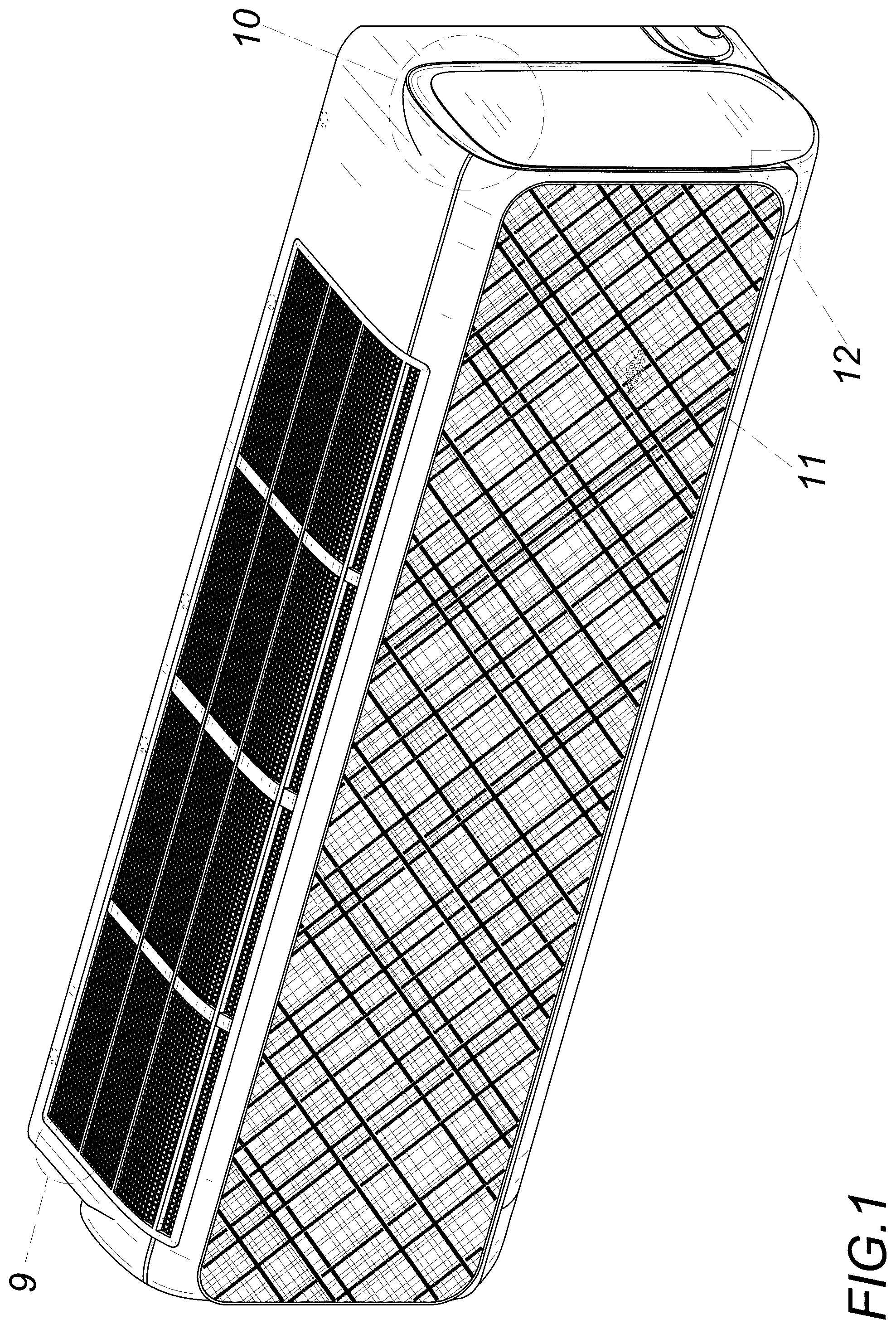 Patent USD1076044 — Air conditioner — Figure 1