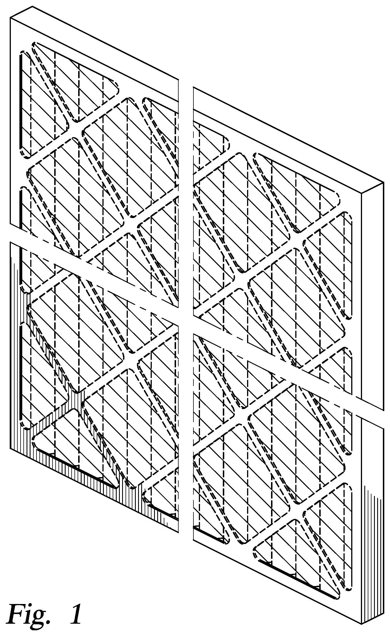 Patent USD1076046 — Air filter — Figure 1