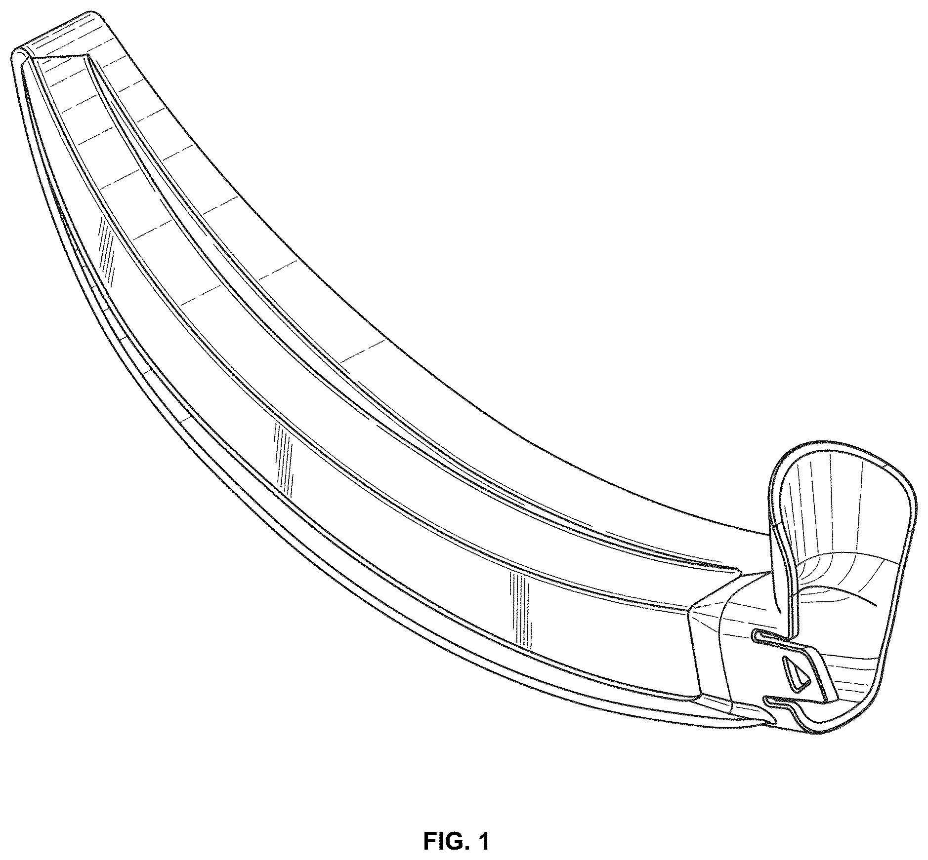 Patent USD1076081 — Blade for laryngoscope — Figure 1