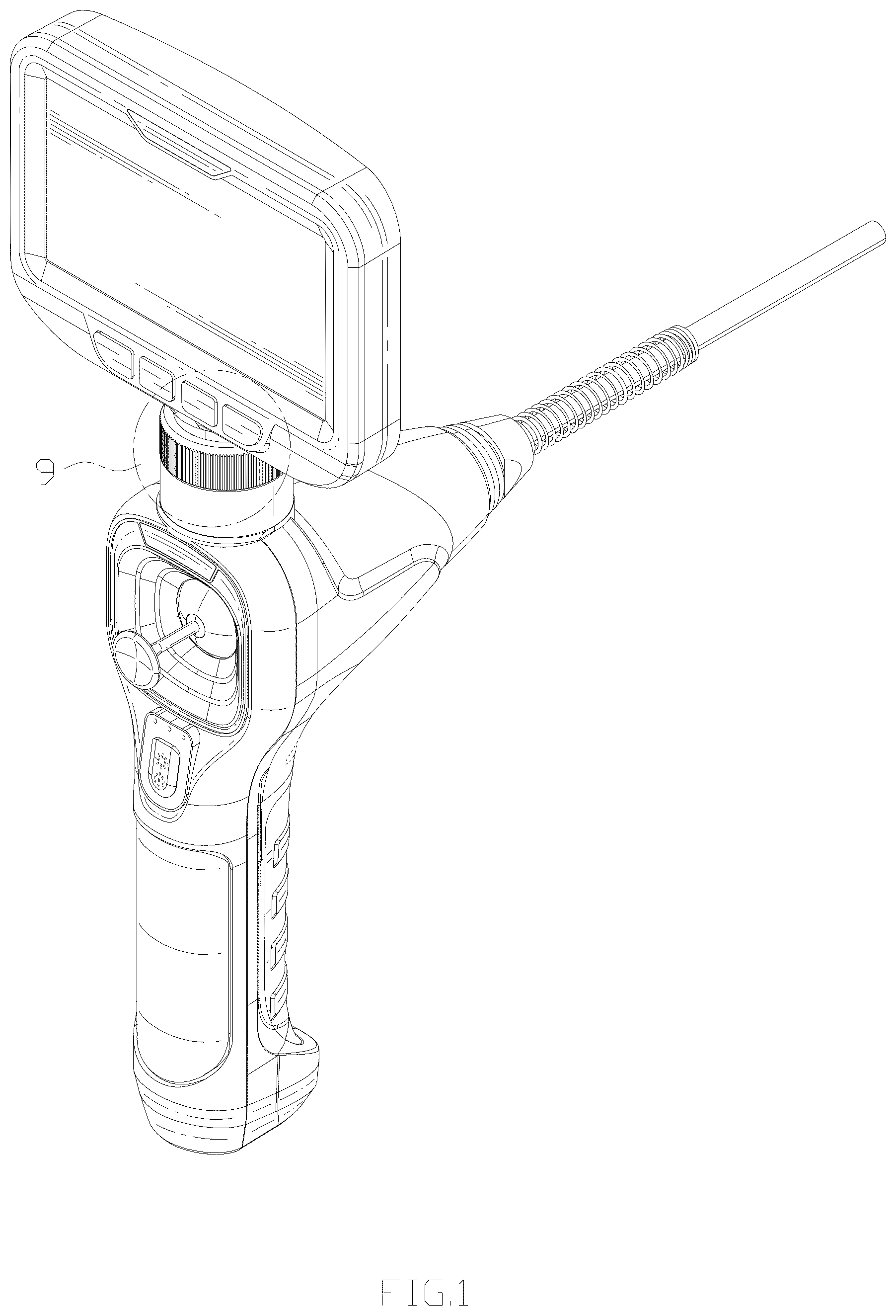Patent USD1076082 — Industrial endoscope — Figure 1