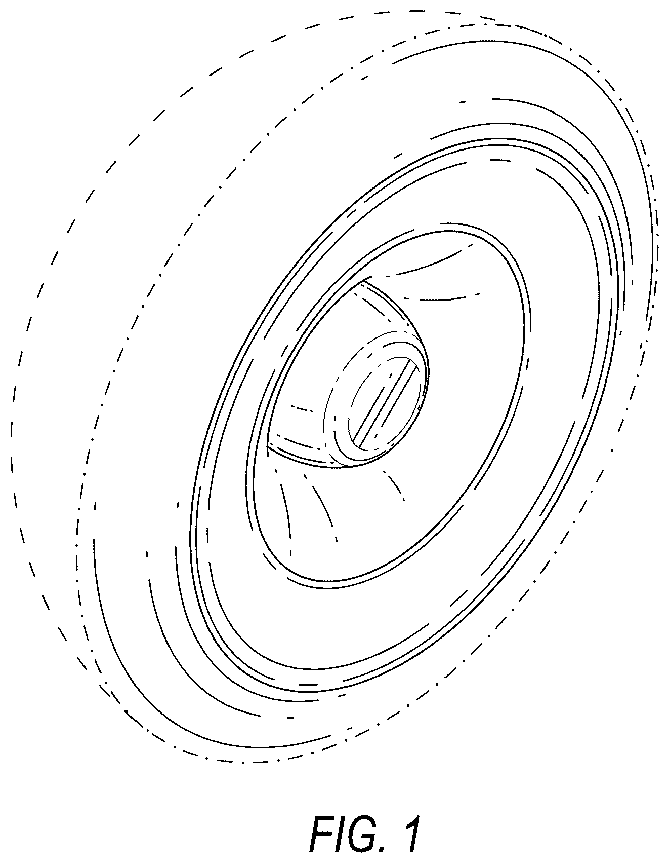 Patent USD1076095 — Breast implant enhancement device — Figure 1