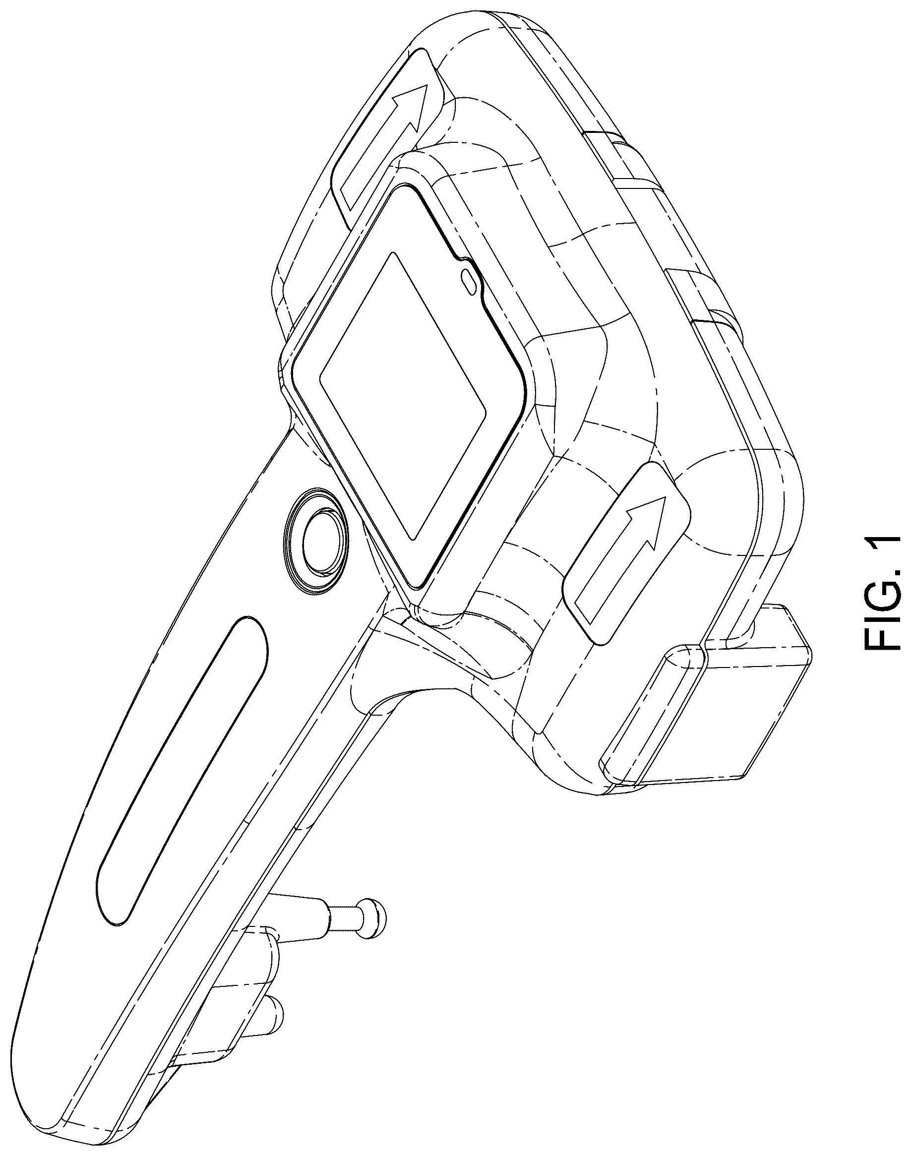 Patent USD1076100 — Nerve conduction assessment device — Figure 1