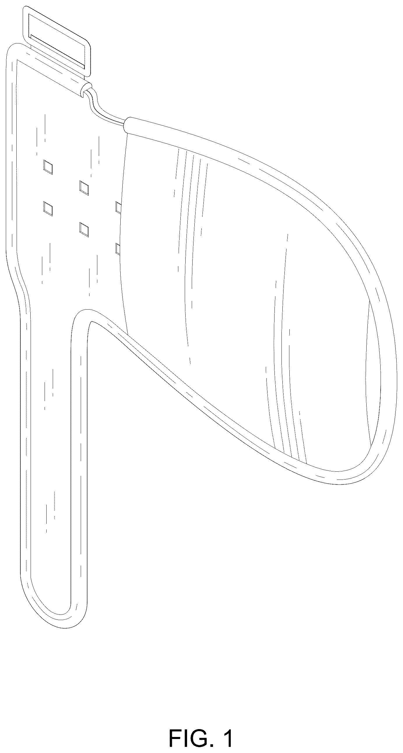 Patent USD1076127 — Red light pain relief glove — Figure 1