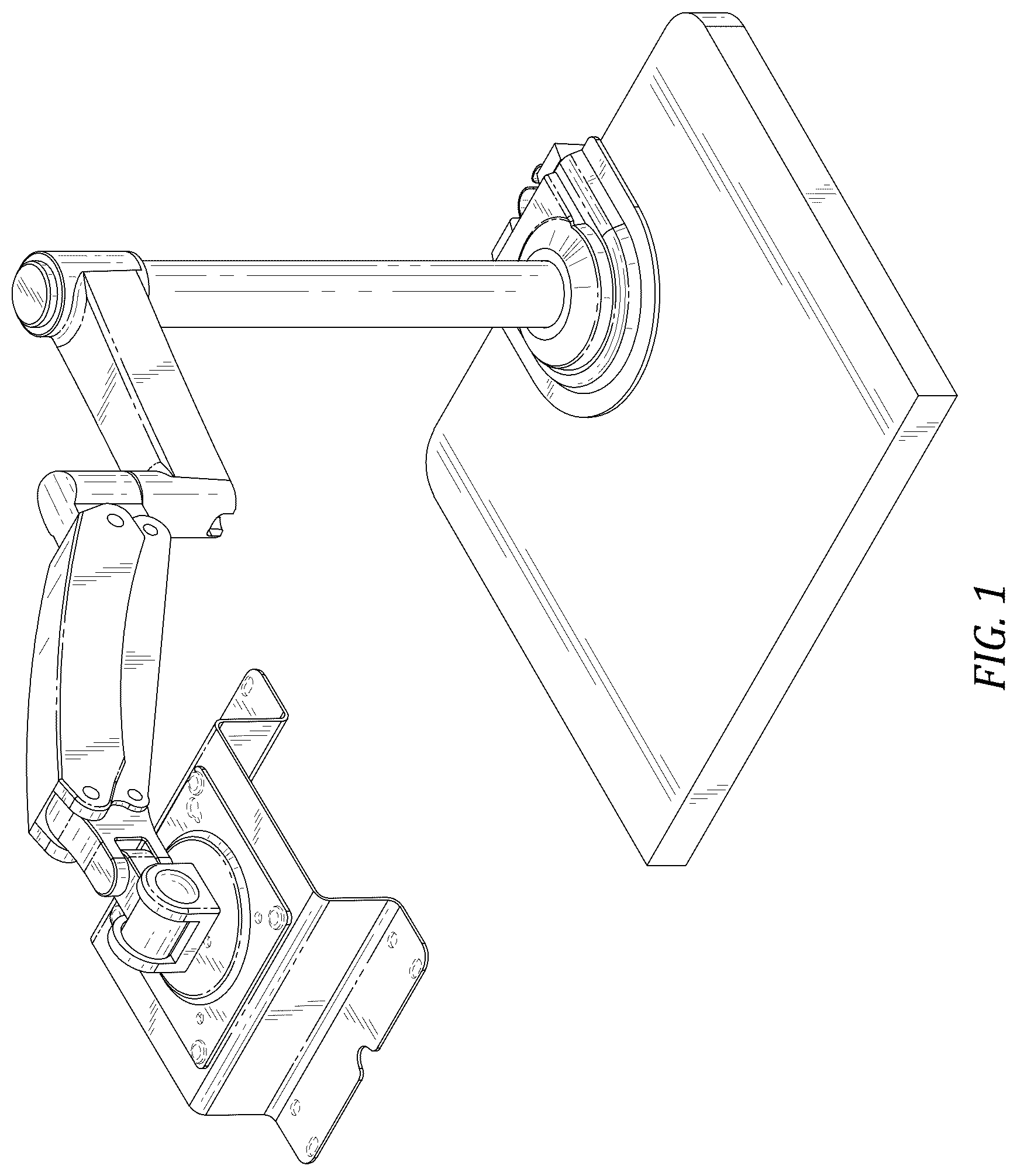 Patent USD1076128 — Light therapy device stand — Figure 1