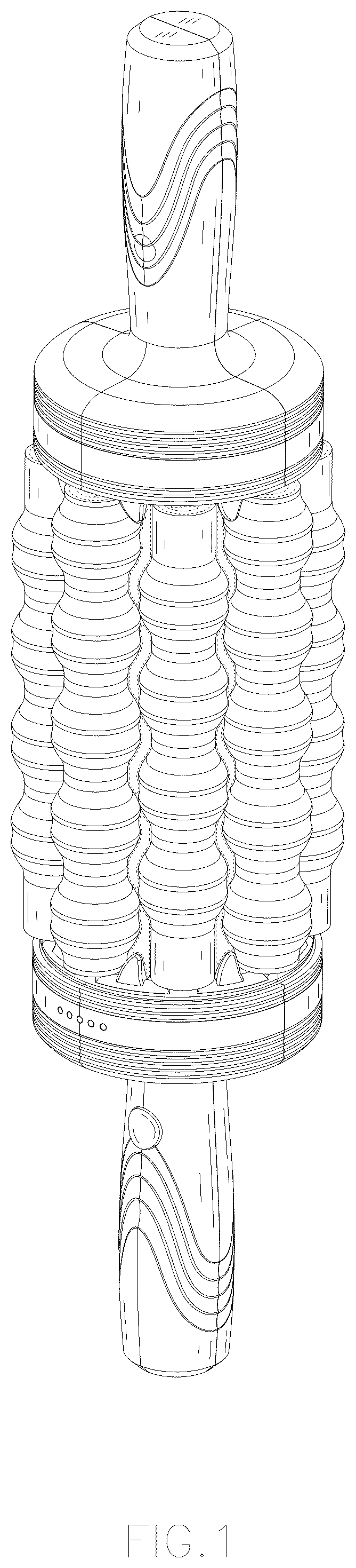 Patent USD1076130 — Massage apparatus — Figure 1