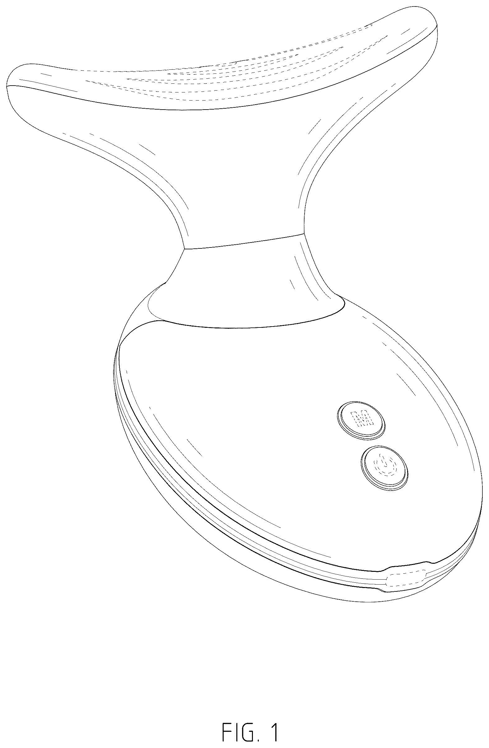 Patent USD1076131 Figure 1 – Neck massager