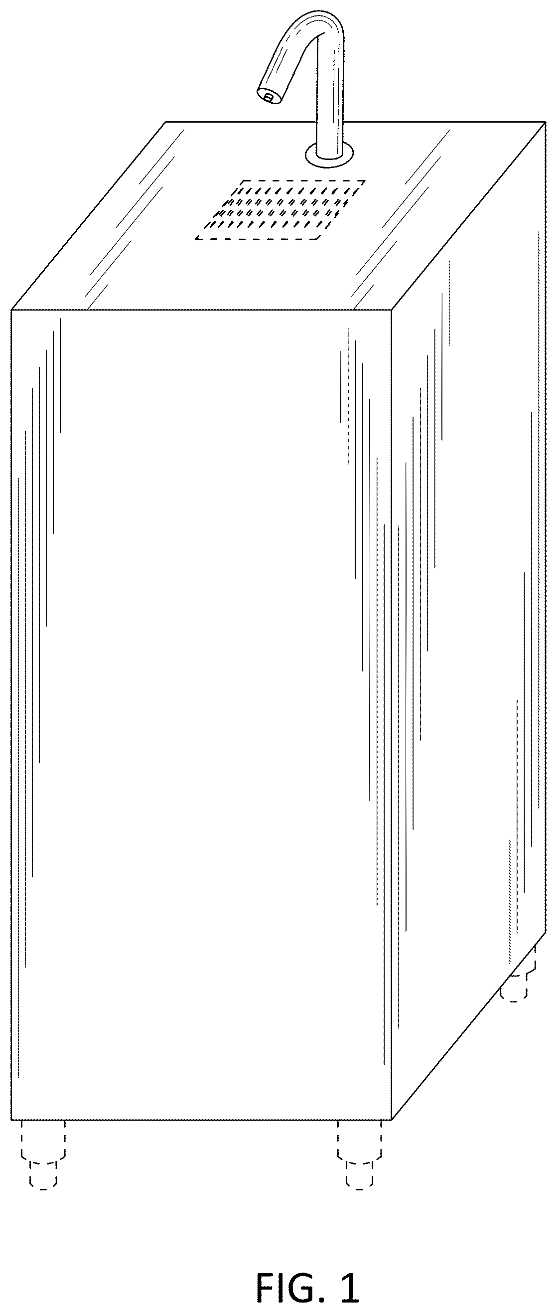 Patent USD1076135 — Disinfectant liquid dispenser — Figure 1