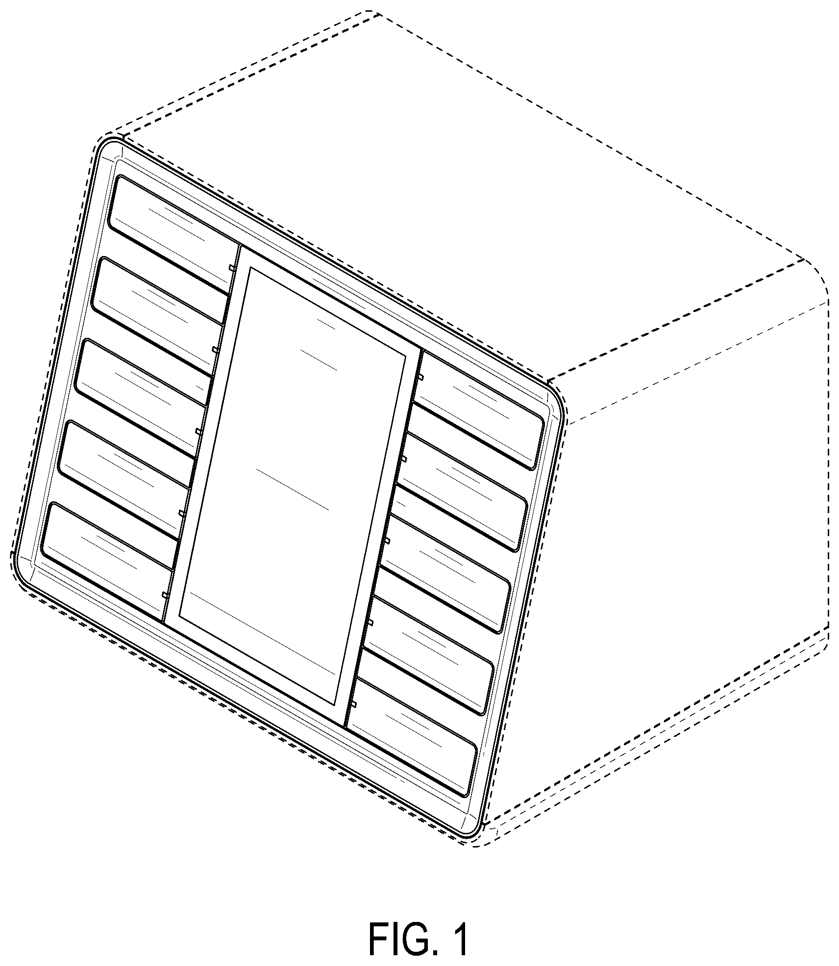 Patent USD1076141 — Laboratory or medical reader — Figure 1
