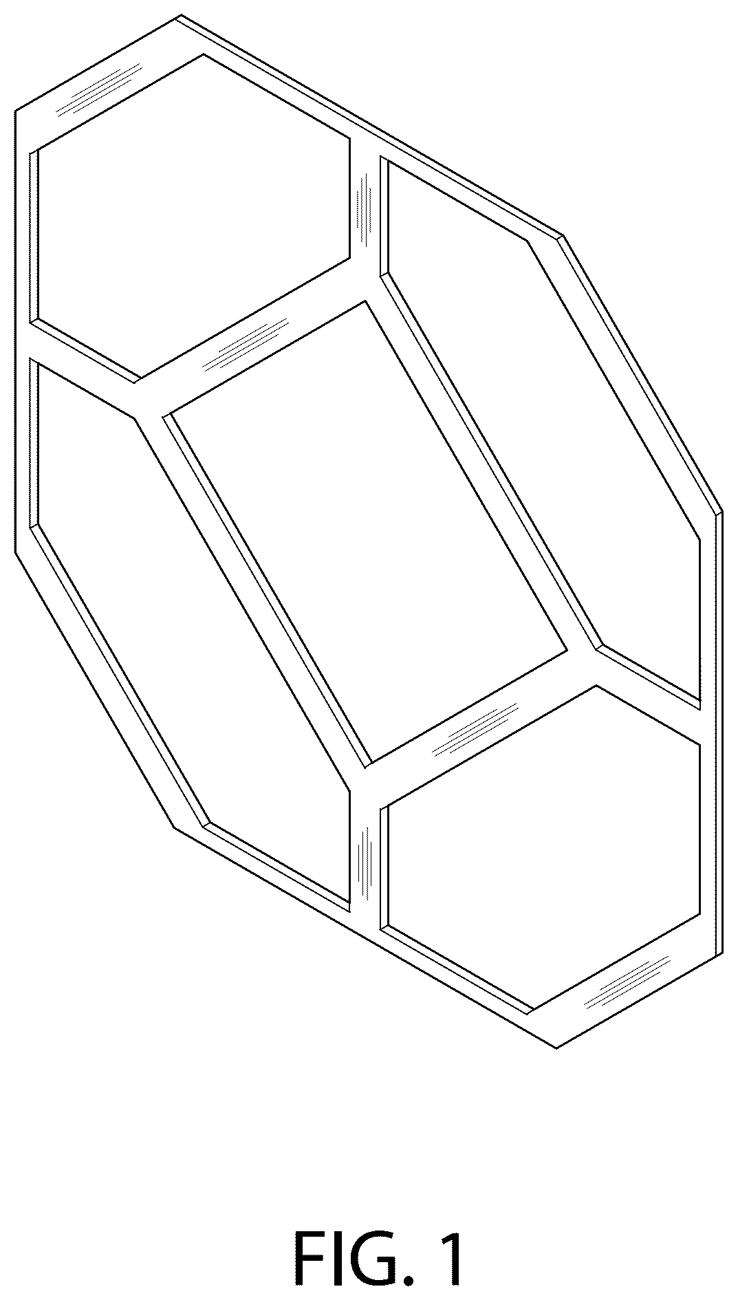 Patent USD1076149 — Monolithic panel — Figure 1