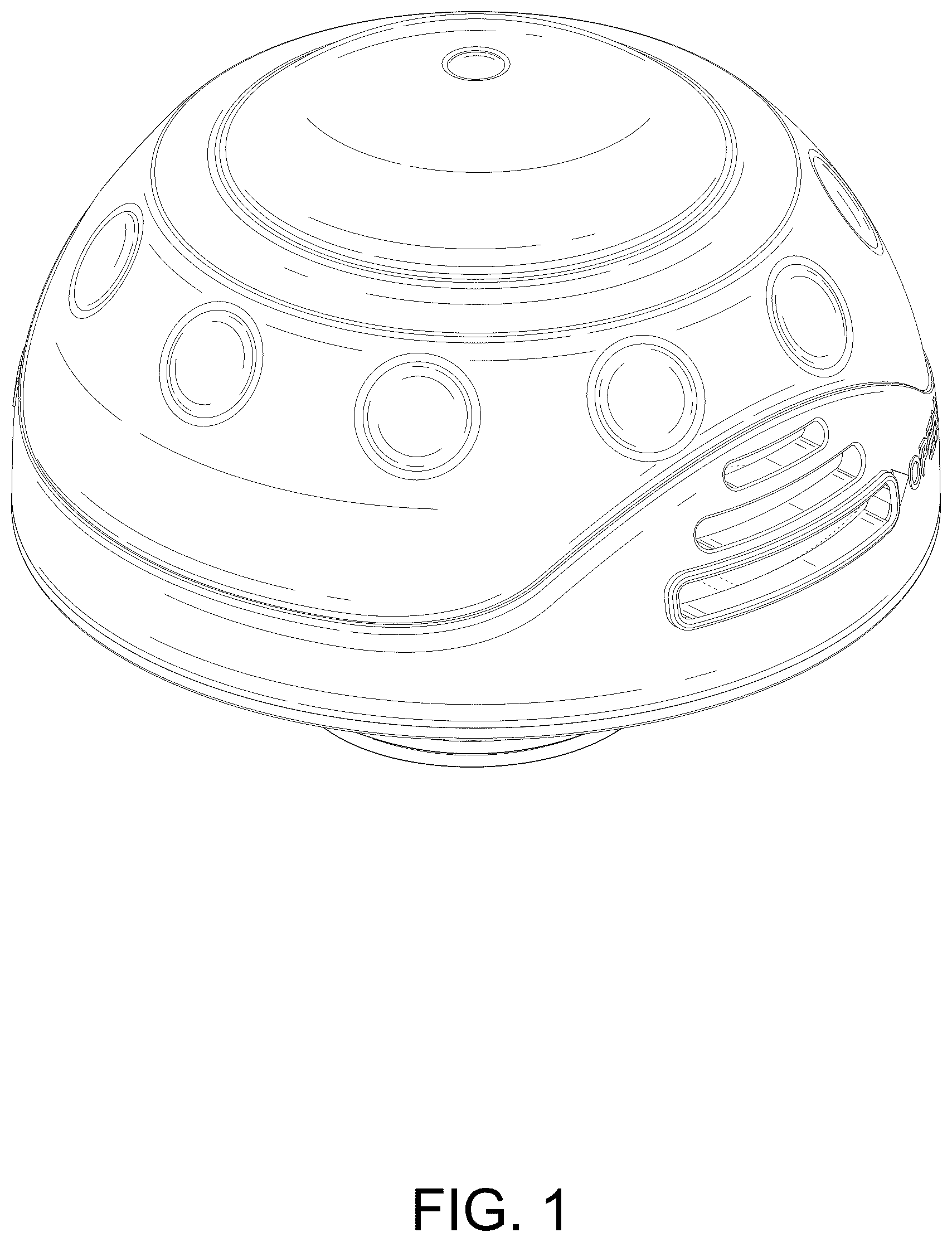 Patent USD1076153 Figure 1 – Pool light
