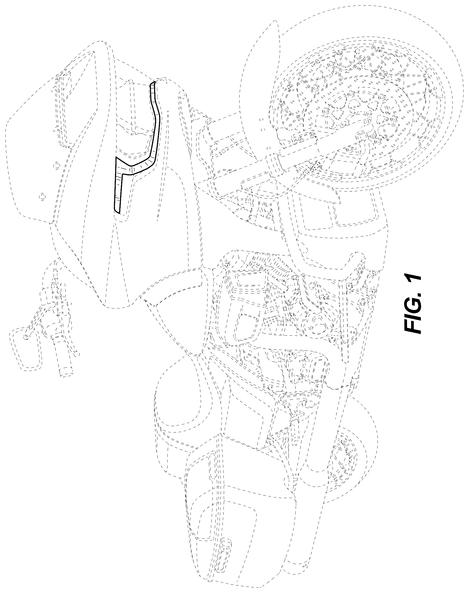 Patent USD1076158 — Motorcycle lighting unit — Figure 1
