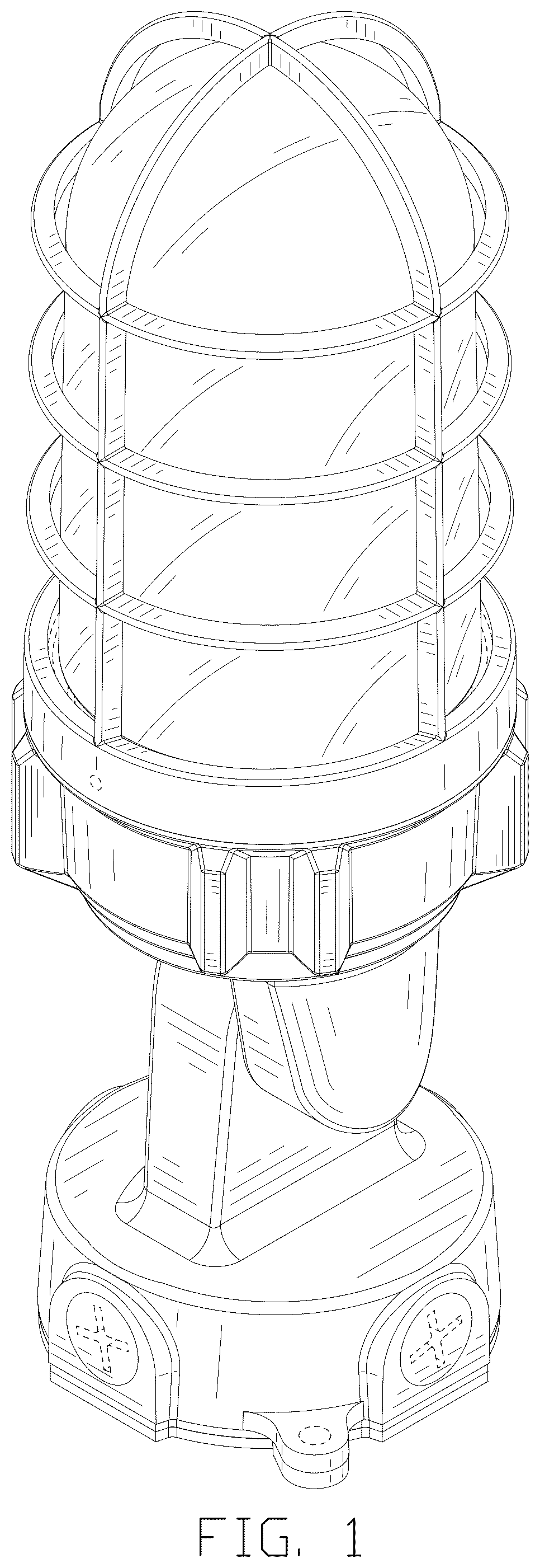 Patent USD1076176 — LED lamp — Figure 1