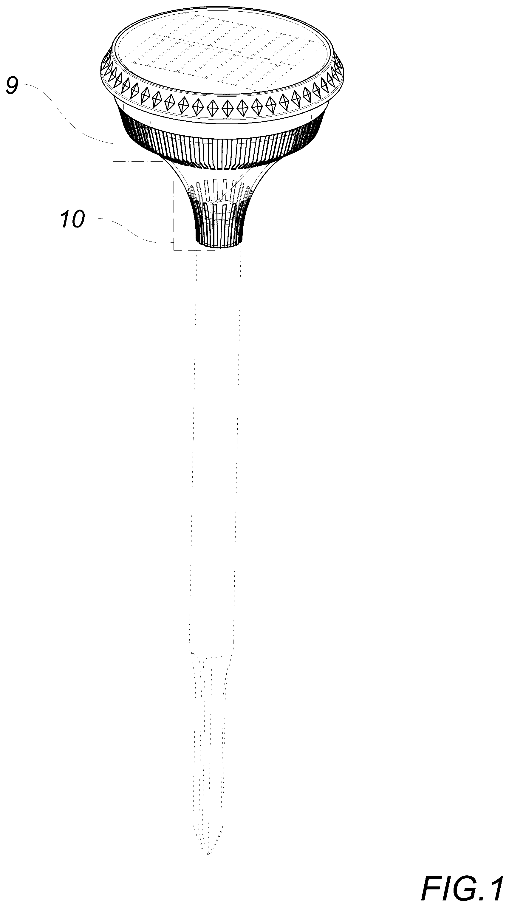 Patent USD1076177 — Lawn lamp — Figure 1