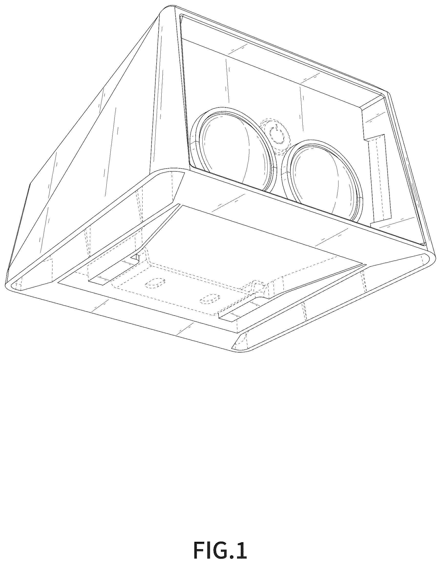 Patent USD1076181 Figure 1 – Wall light
