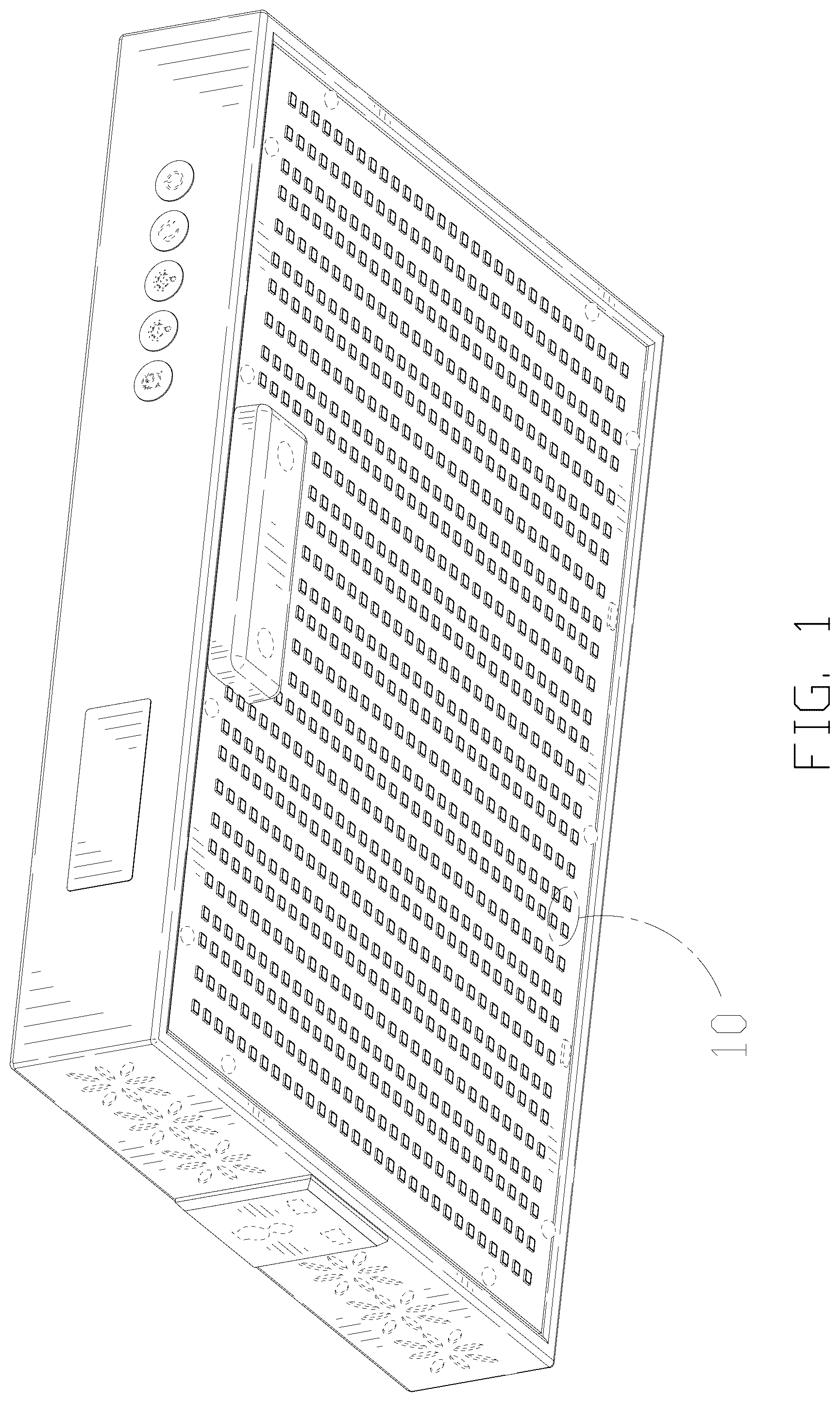 Patent USD1076187 — LED plant grow light — Figure 1