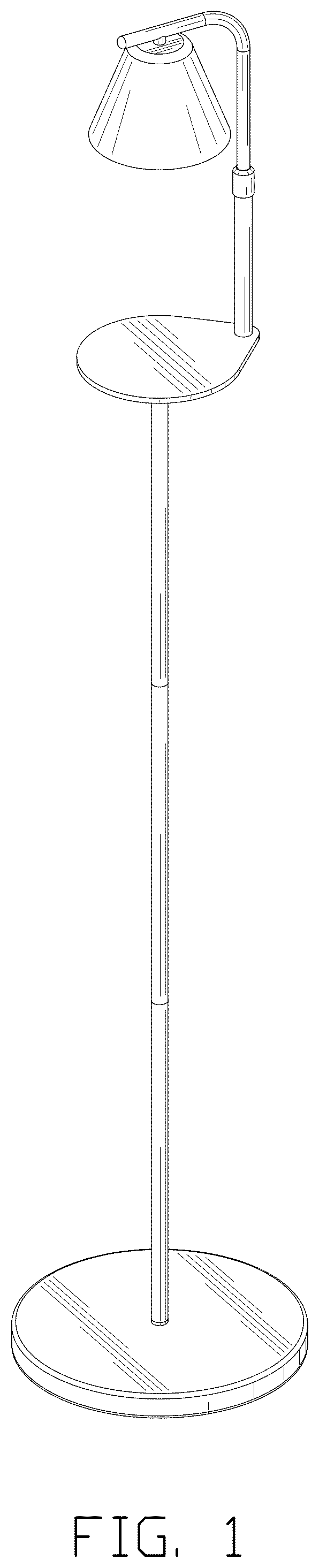 Patent USD1076194 Figure 1 – Wax melting lamp