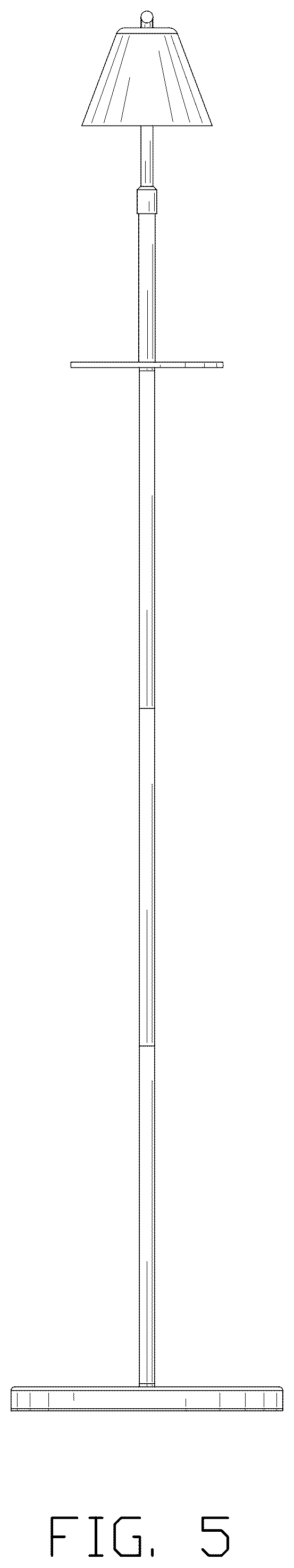 Patent USD1076194 Figure 5 – Wax melting lamp