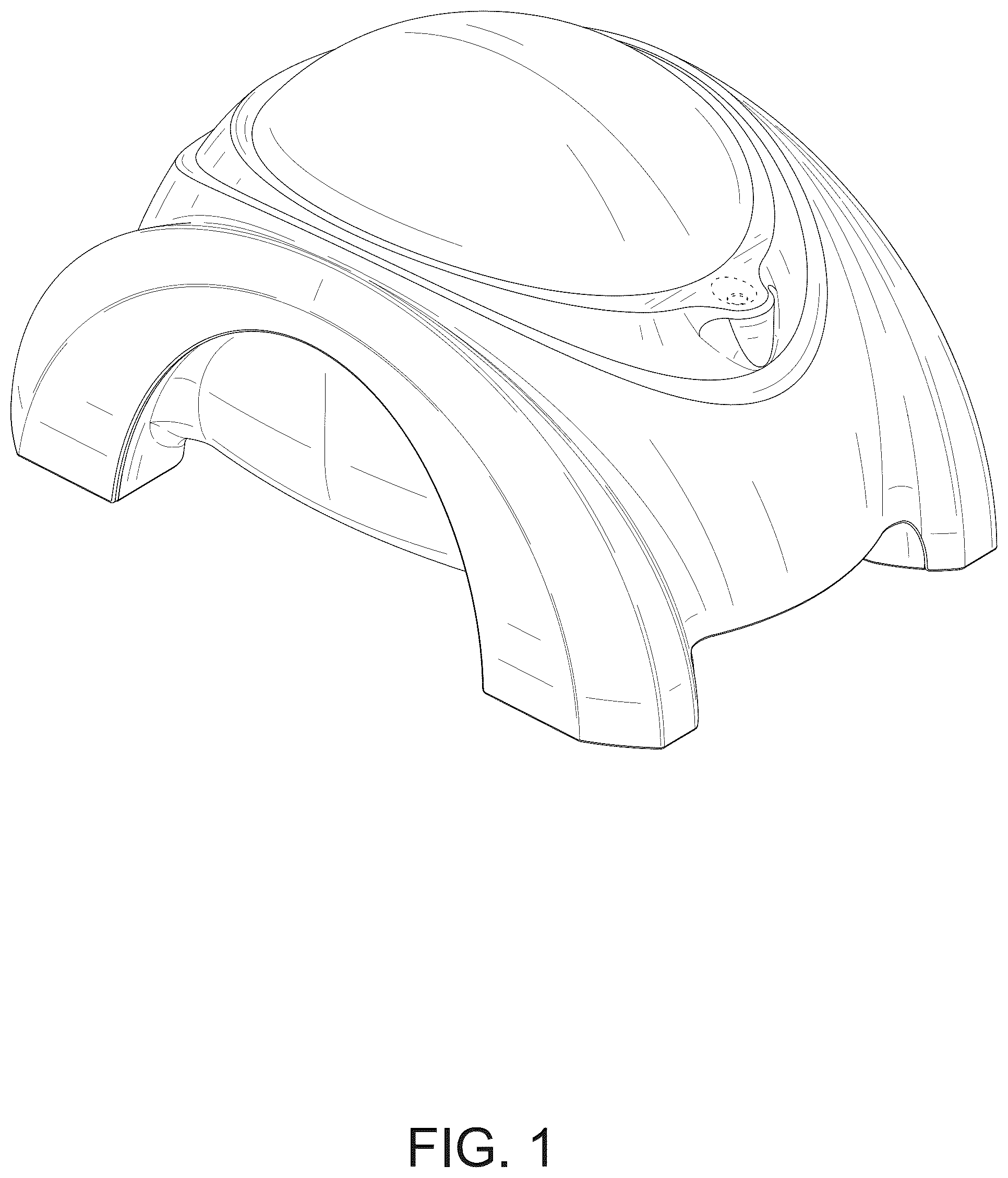 Patent USD1076199 Figure 1 – Projector