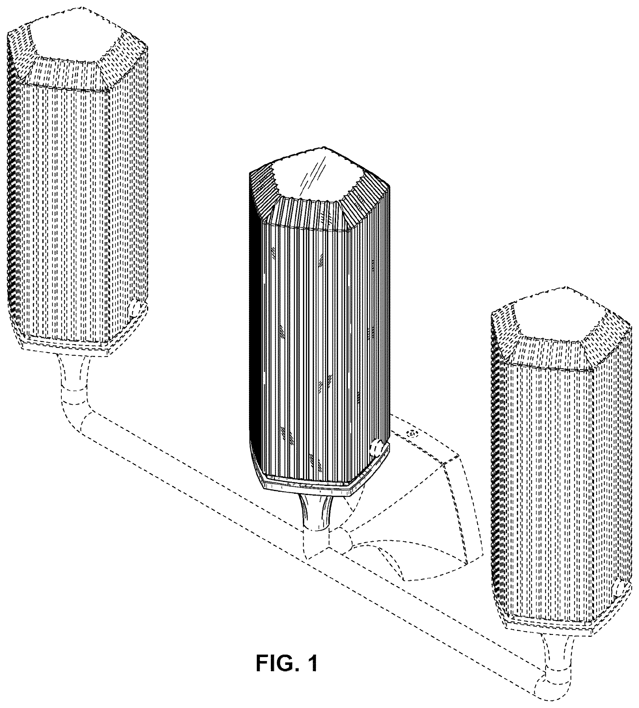Patent USD1076205 Figure 1 – Light fixture