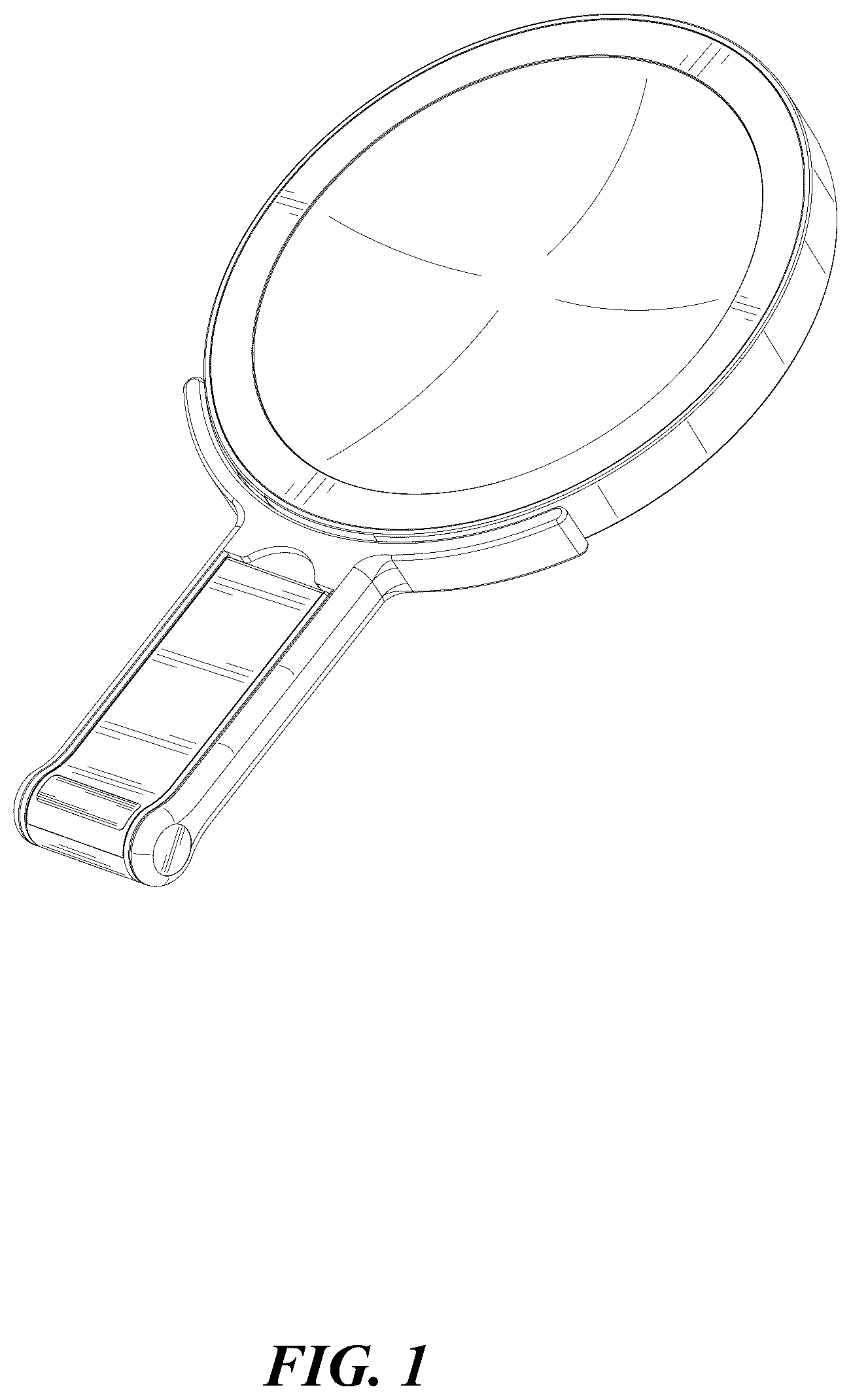 Patent USD1076231 Figure 1 – Vanity mirror