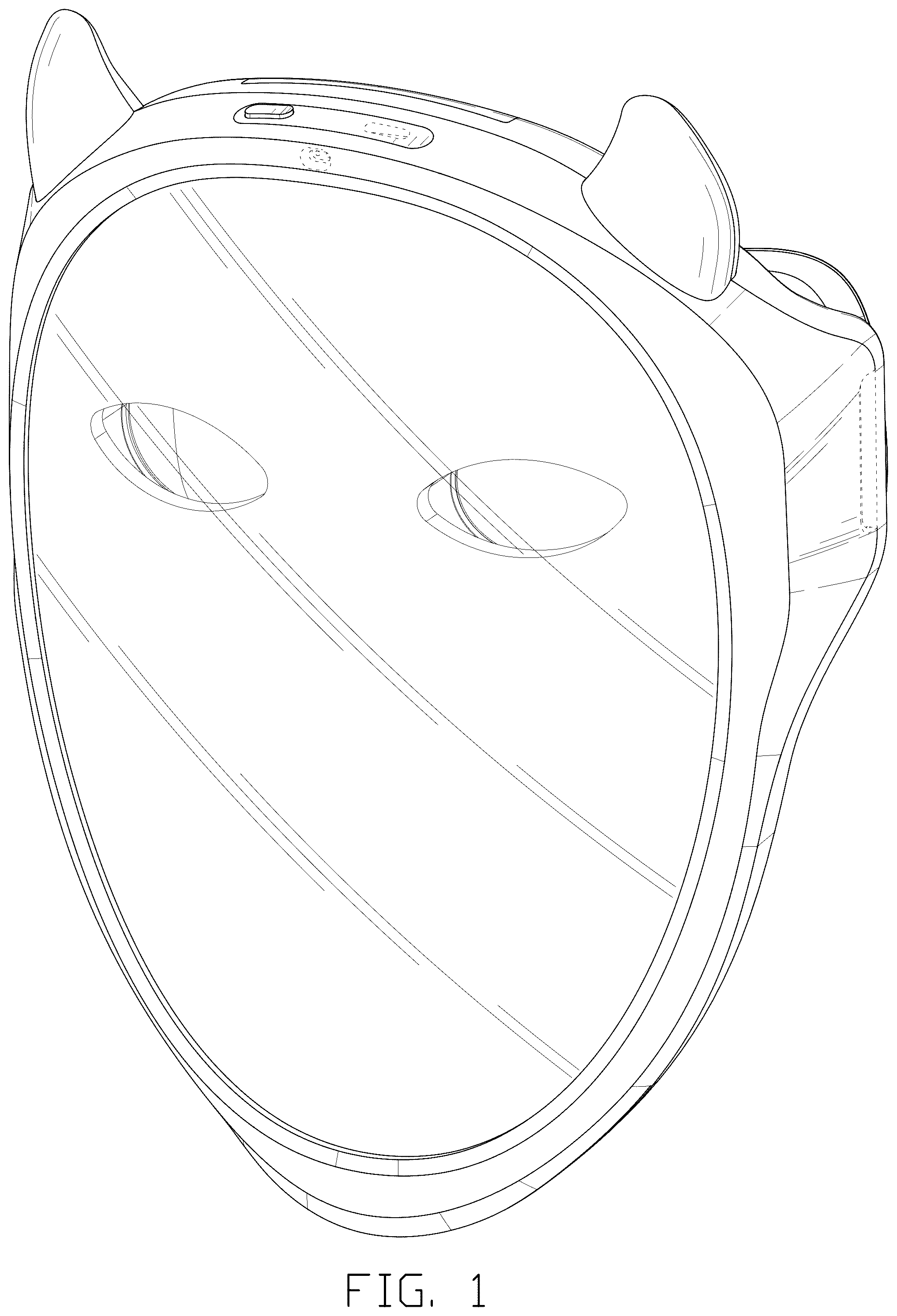 Patent USD1076236 — Mask — Figure 1