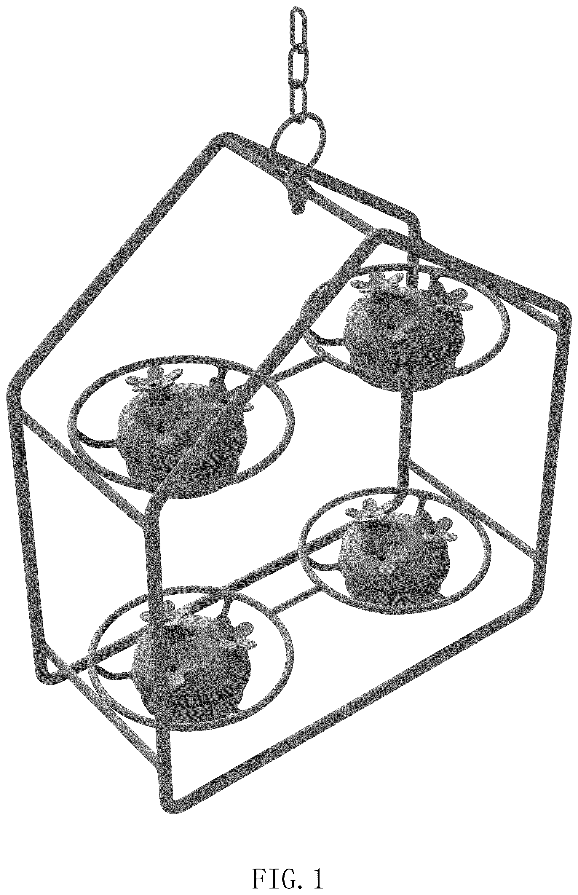 Patent USD1076254 — Humming bird feeder — Figure 1