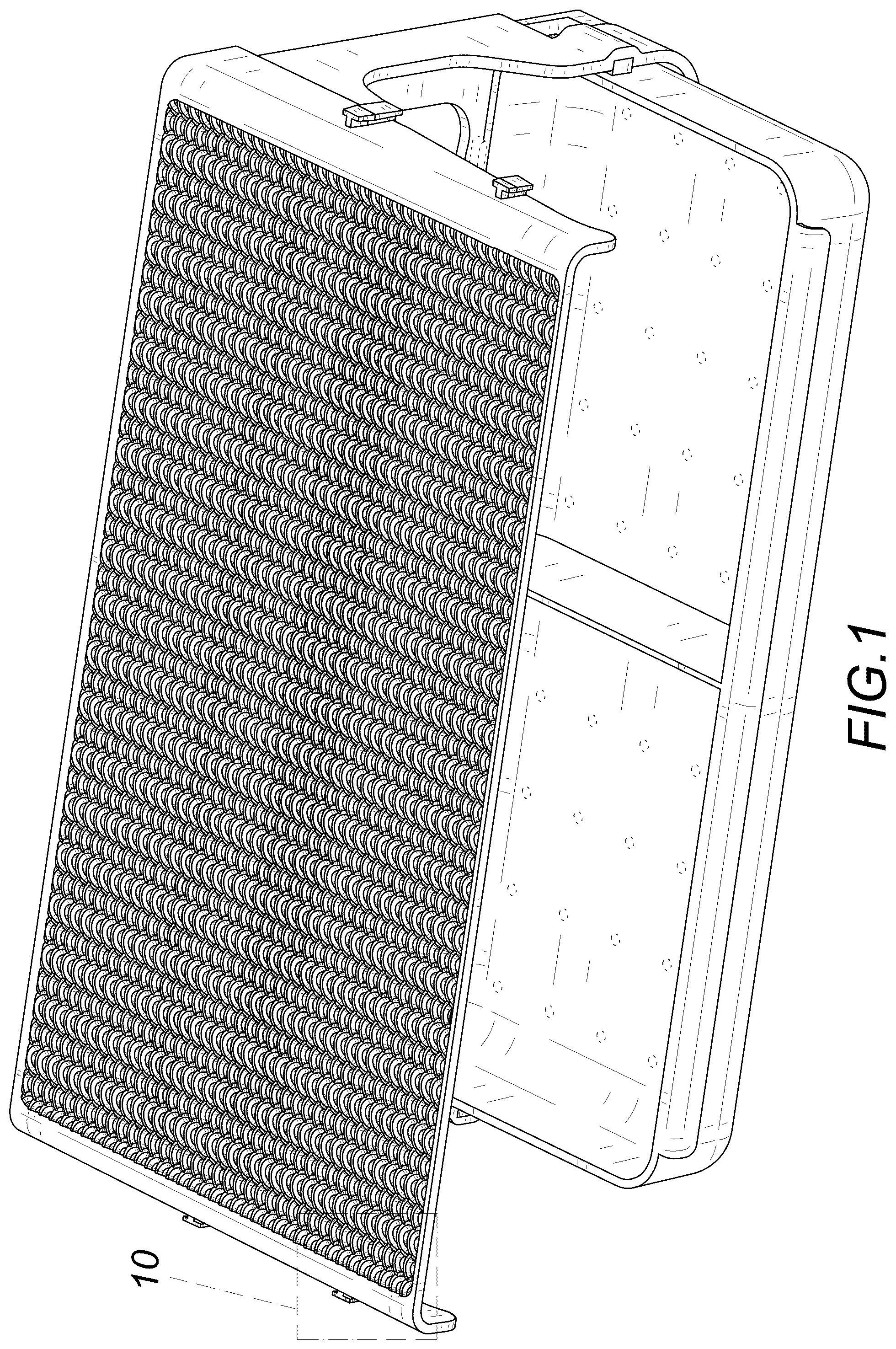 Patent USD1076256 Figure 1 – Bird feeder
