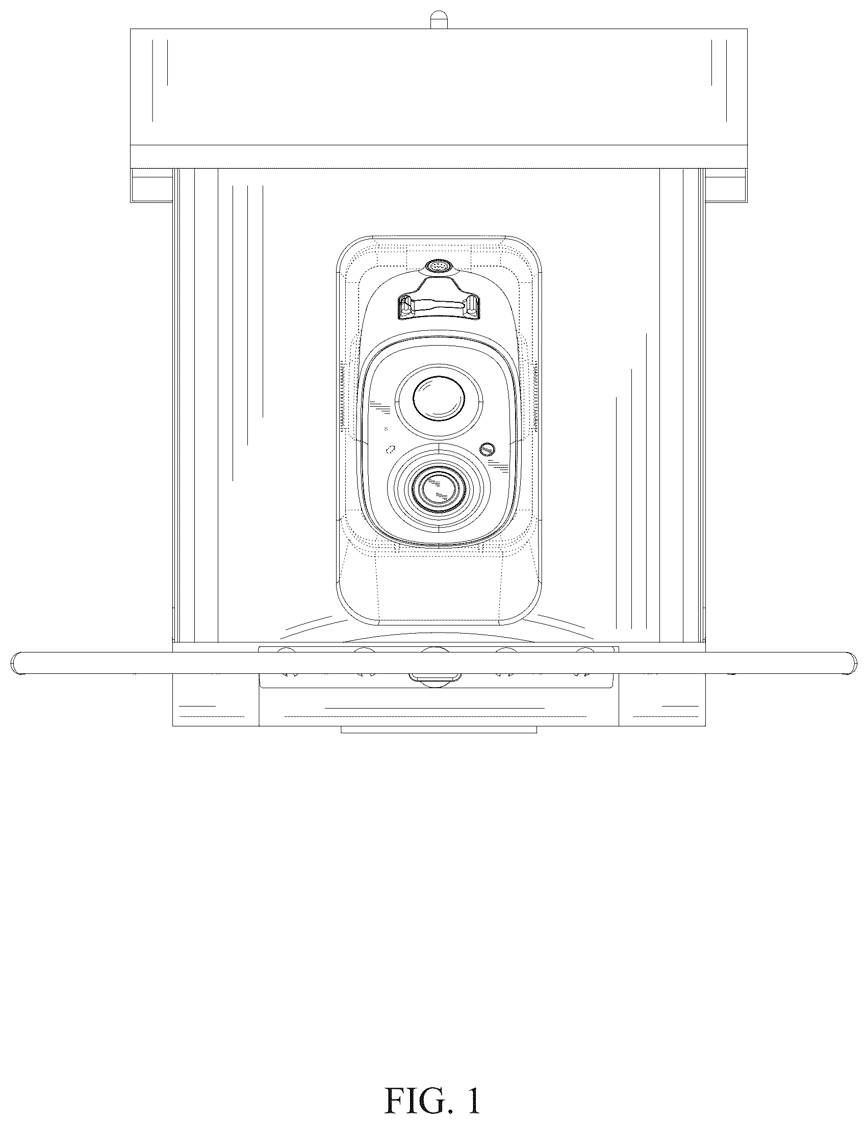 Patent USD1076257 — Bird feeder with camera — Figure 1